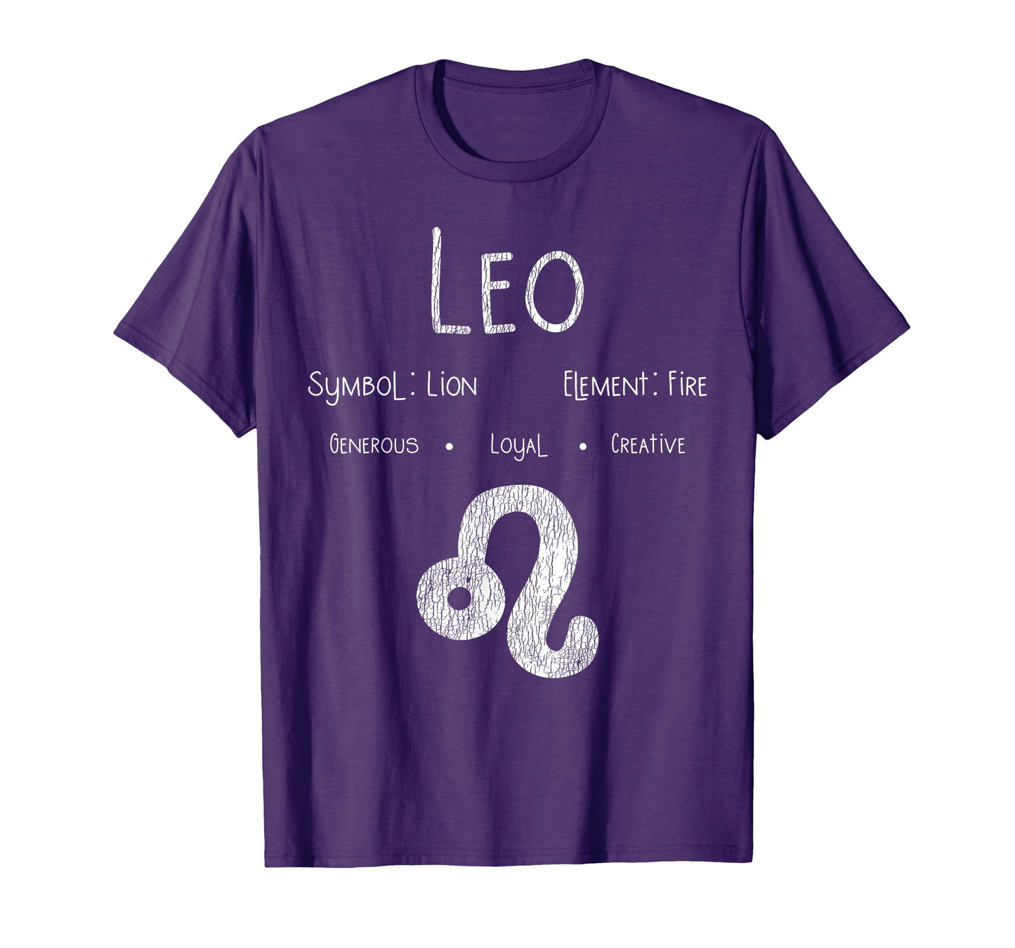 Vintage Leo Birthday Horoscope Zodiac Sign Astrology Bday T-Shirt
