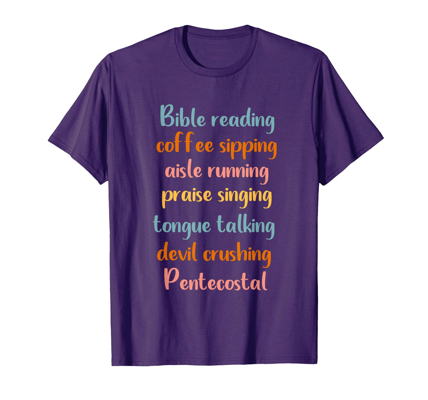 Pentecostal Apostolic Coffee Lover Woman Christian Sister T-Shirt
