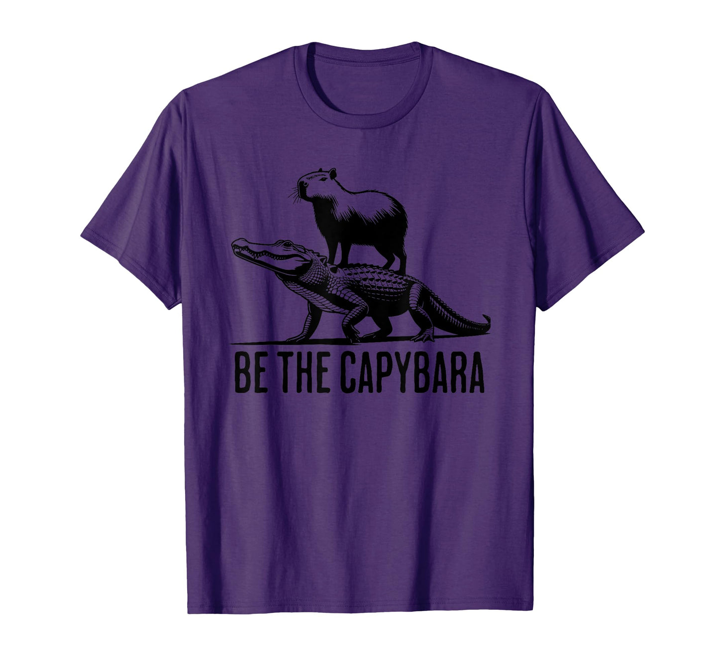 Vintage Funny Be The Capybara Riding Gator T-Shirt