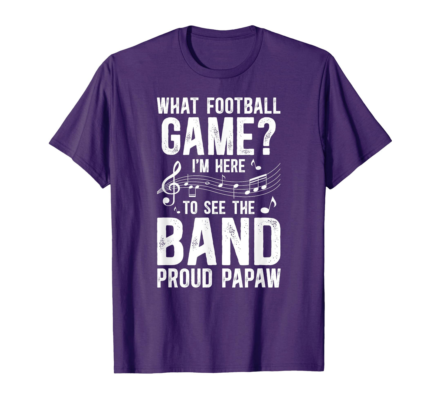 Proud Papaw Marching Band Papaw Grandpa T-Shirt