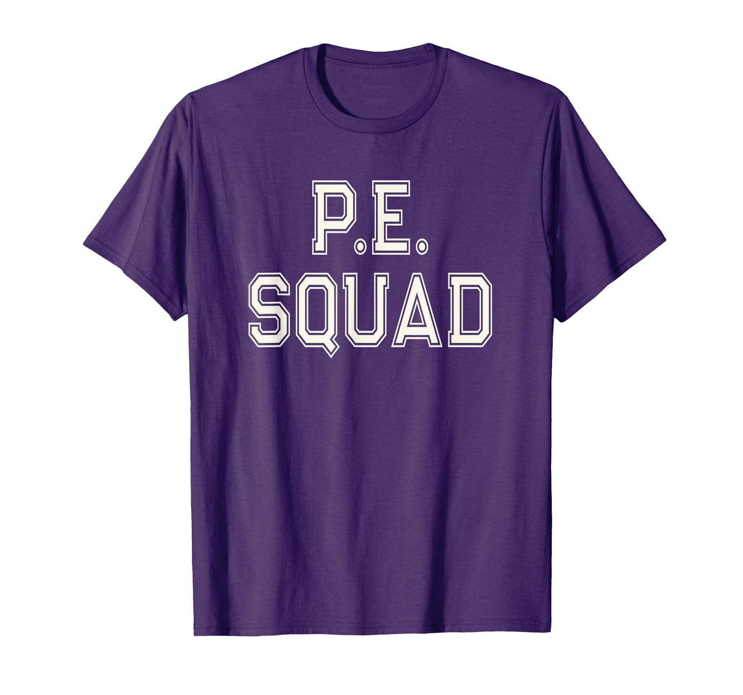 P.E SQUAD Physical Education PE Teacher Team Kids Gym Crew T-Shirt