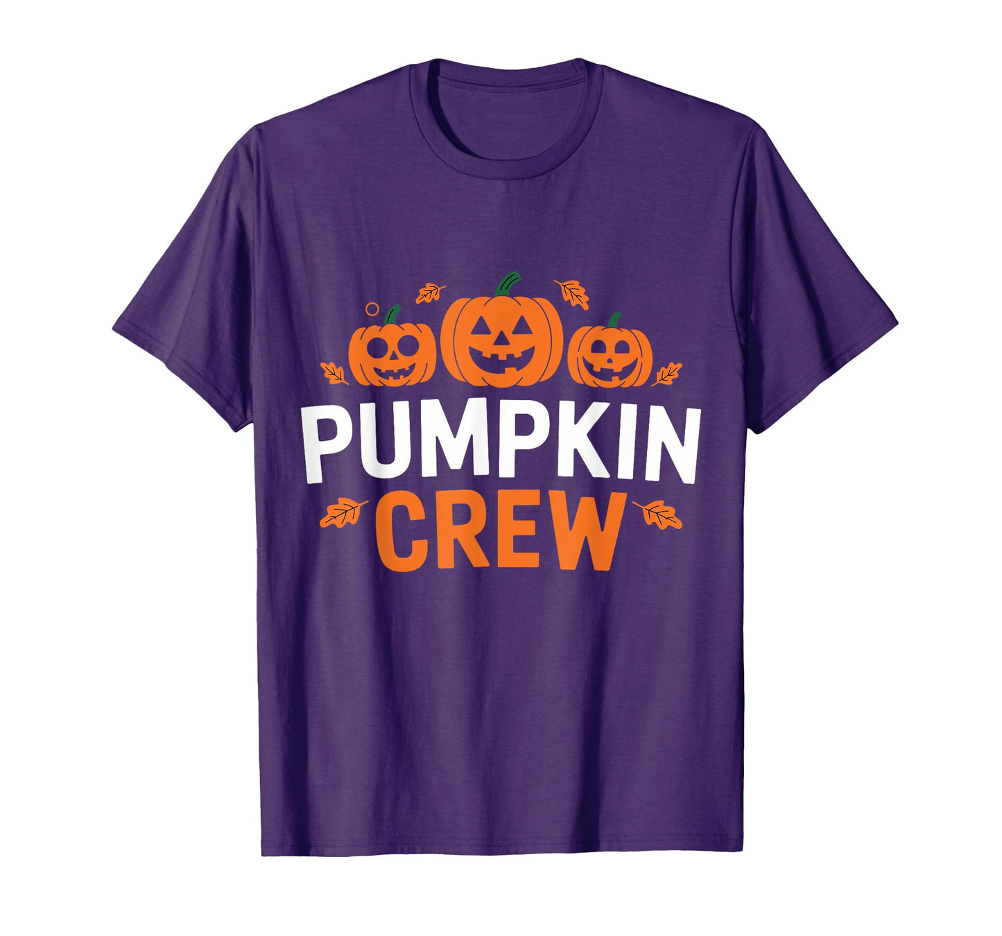 Pumpkin Crew Funny Matching Pumpkin Patch Family T-Shirt