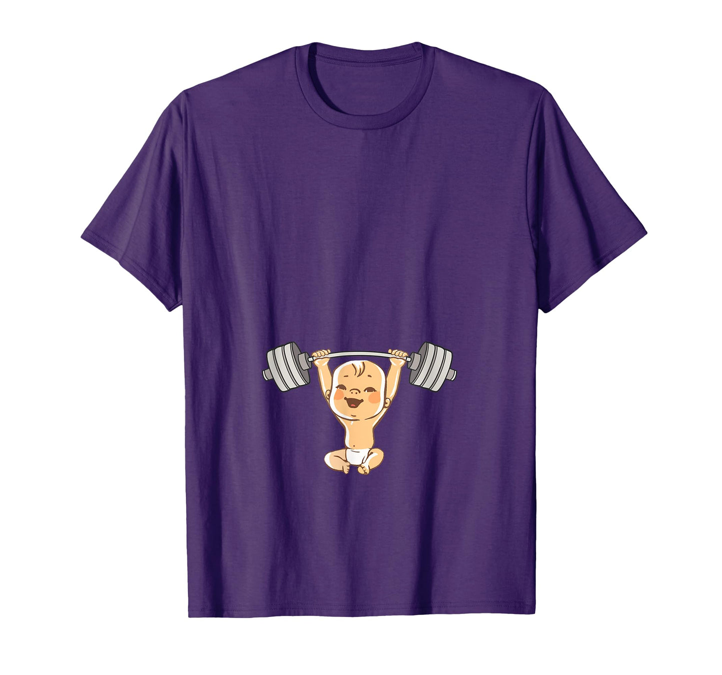 Baby Dumbbell Pregnancy Workout Shirt T-Shirt