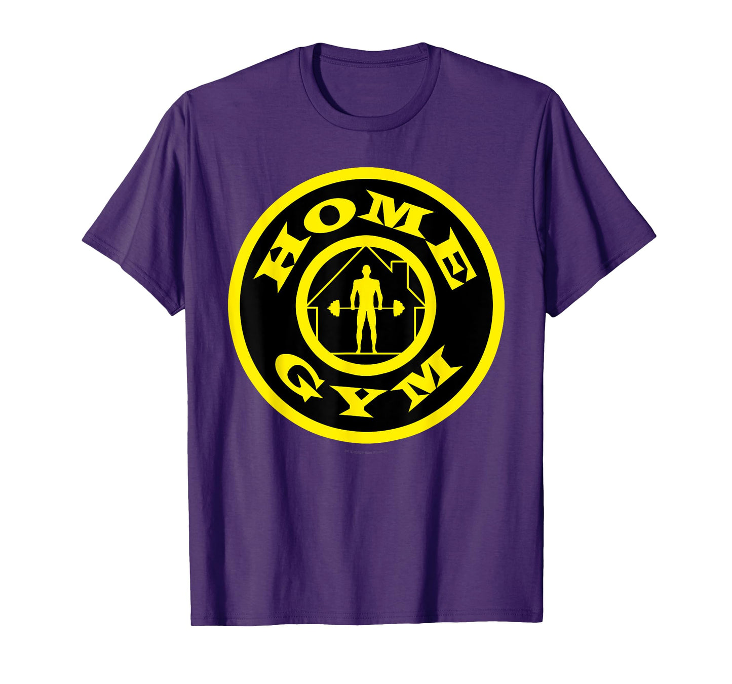 Home Gym Gold's Bodybuilding Weightlifting Fitness Parody T-Shirt