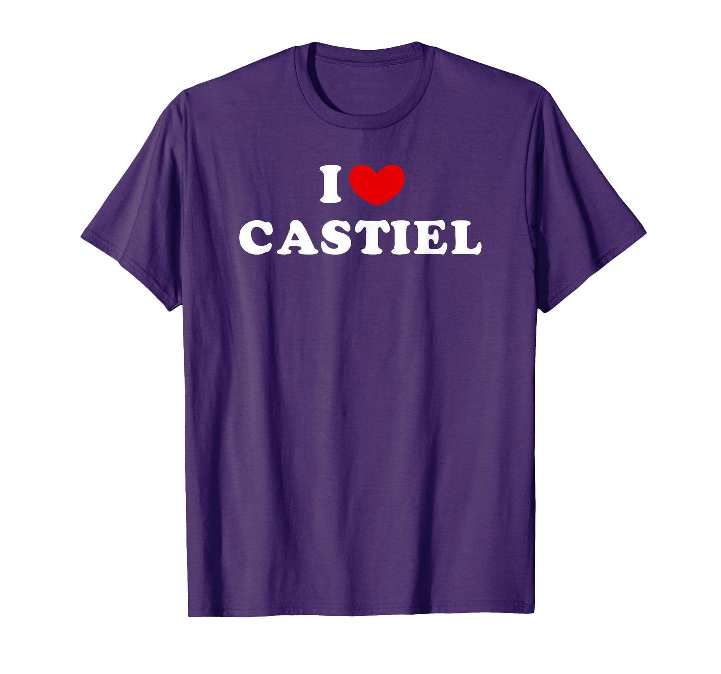 I Love Castiel, I Heart Castiel T-Shirt