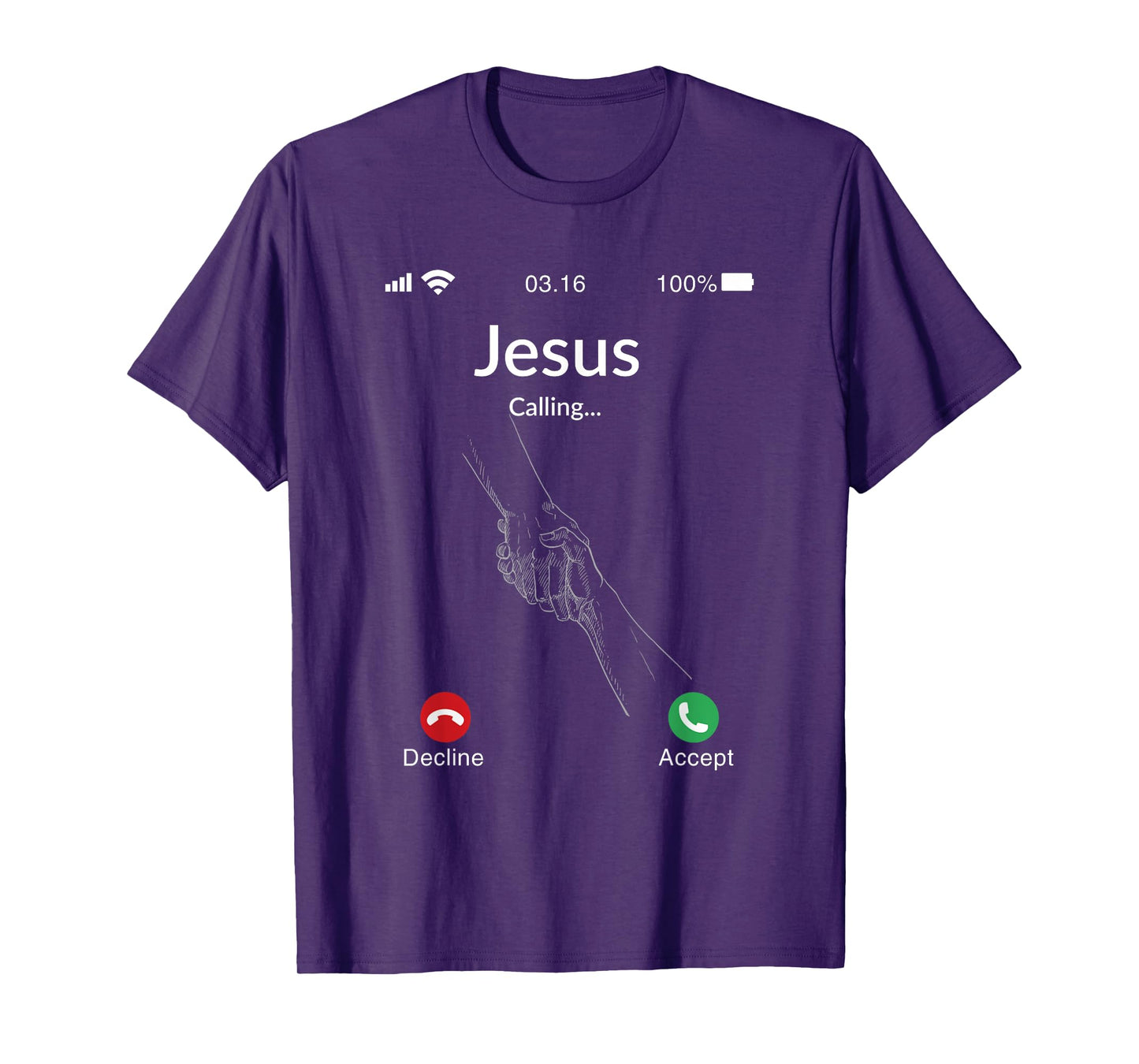Christian Gift Jesus Is Calling T-Shirt
