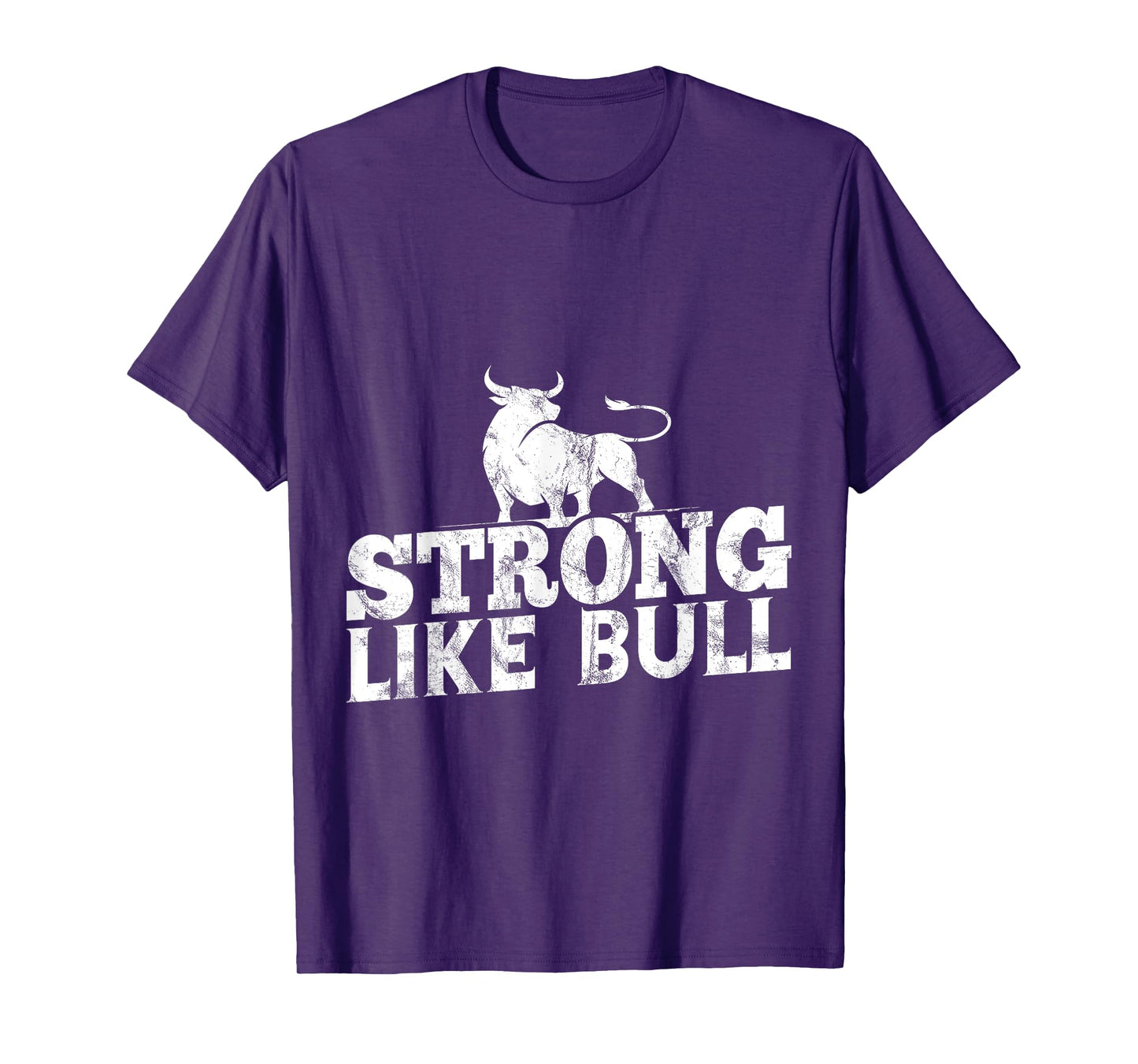 Strong Like A Bull Powerlifting Bodybuilding T-Shirt