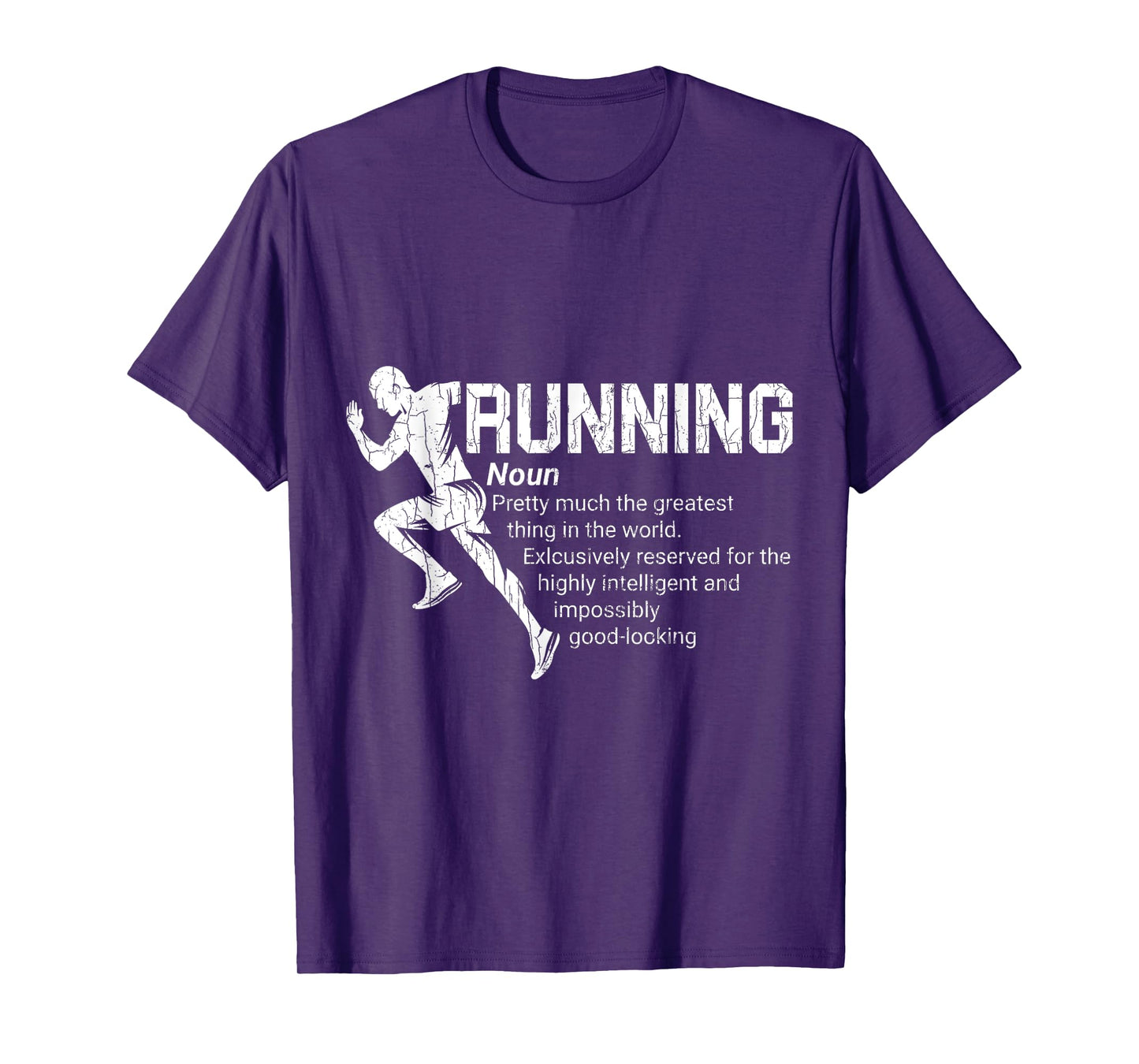 Running Definition Funny Marathon Runner Graphic T-Shirt