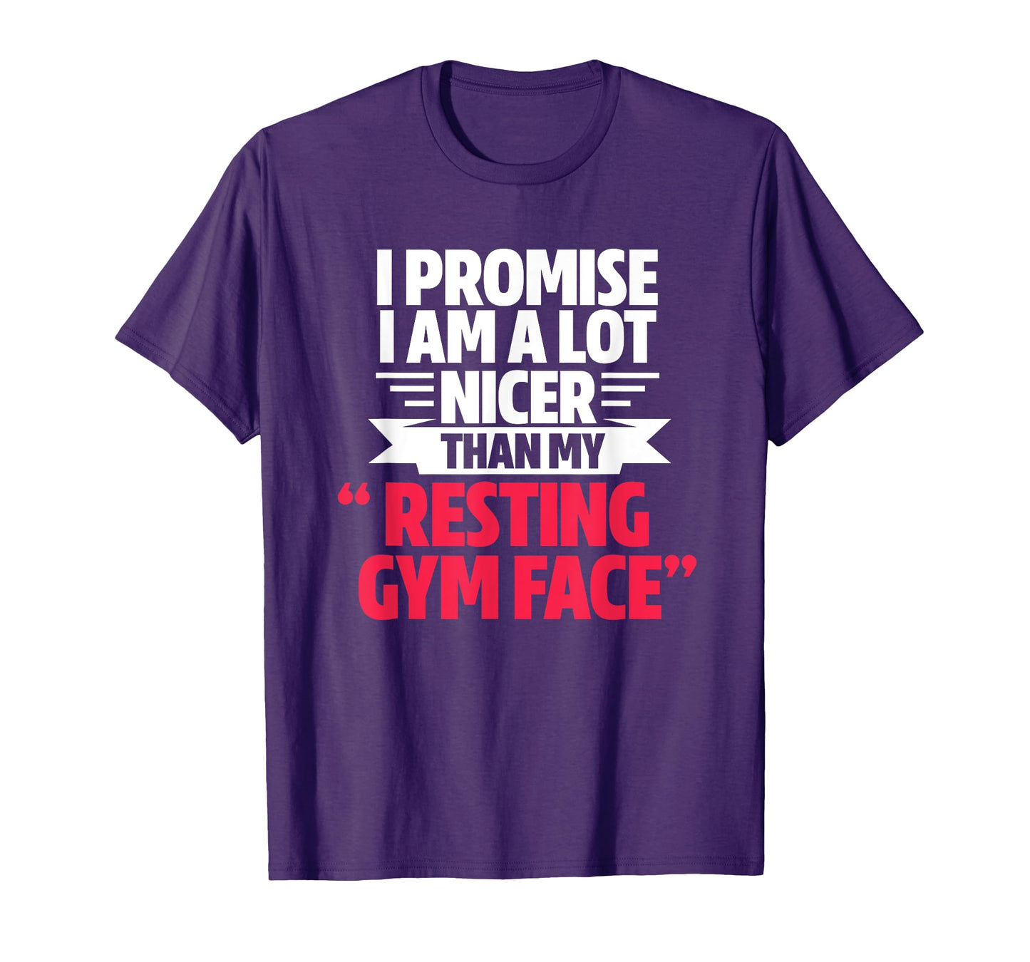 Gym Workout Bodybuilding Funny My Resting Gym Face T-Shirt