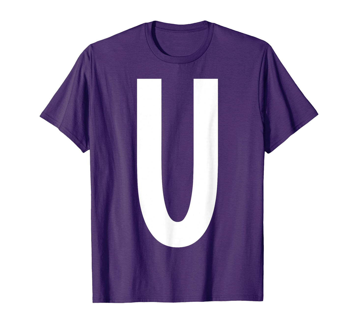 Letter U Funny Group Matching Christmas Costume 2025 Family T-Shirt