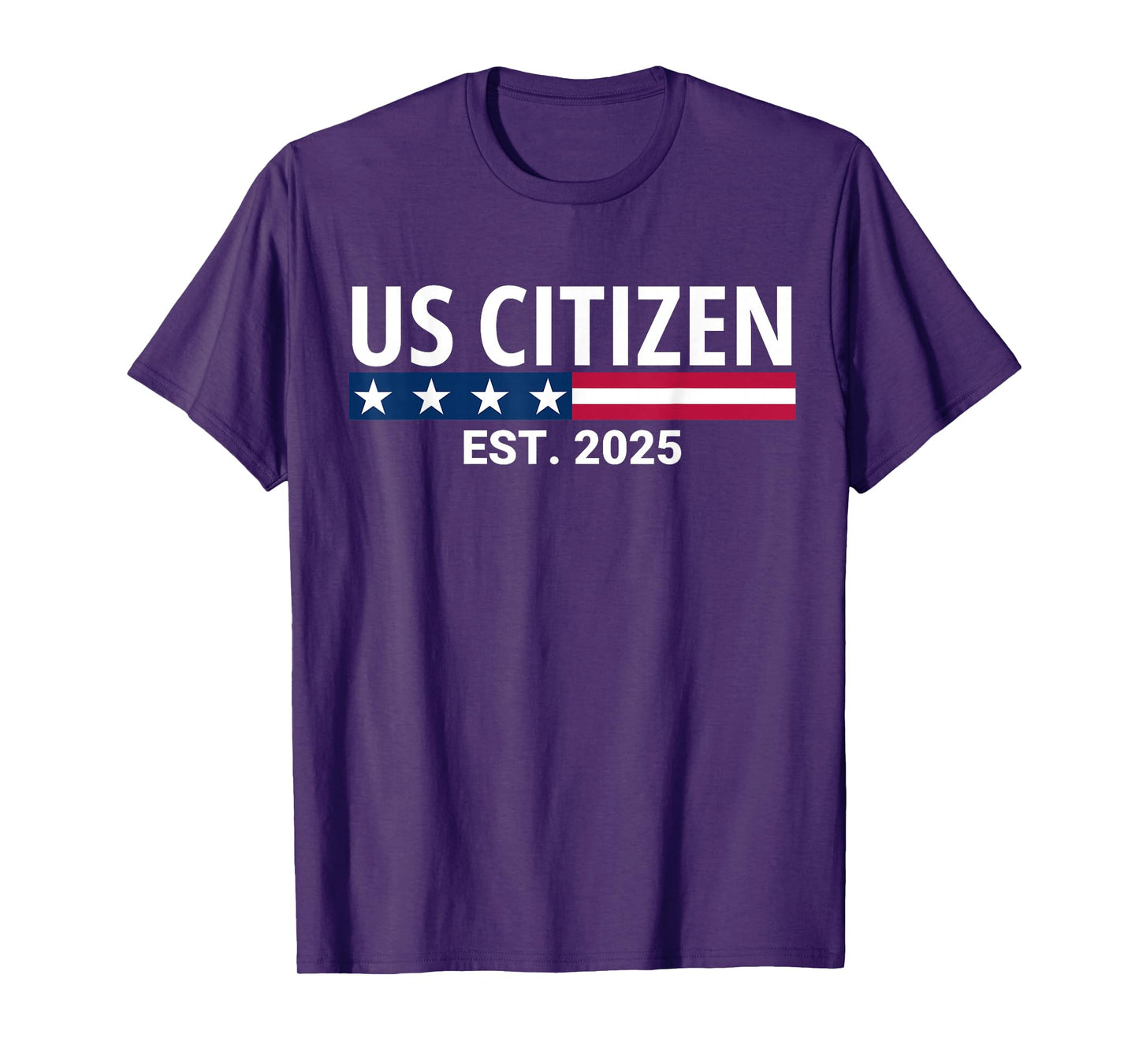 New US Citizen Est 2025 American Immigrant New Citizenship T-Shirt