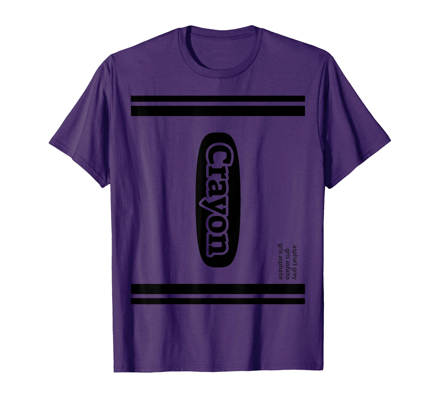Crayon Asphalt Grey Group Costume T-Shirt