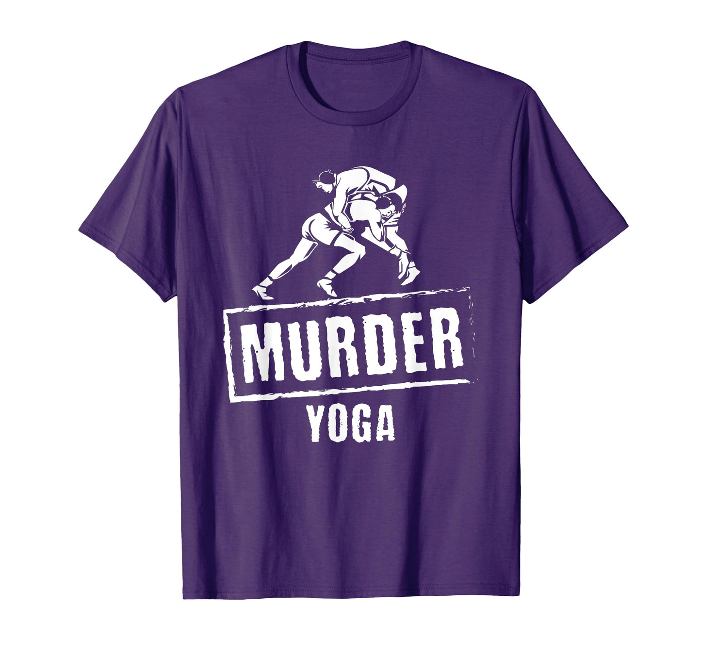 Funny Murder Yoga Fighter Wrestling Gear Wrestling Rules T-Shirt