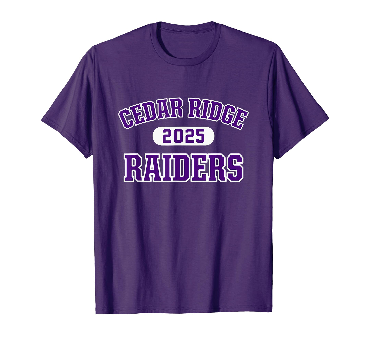 Cedar Ridge Raiders High School Arch 2025 T-Shirt