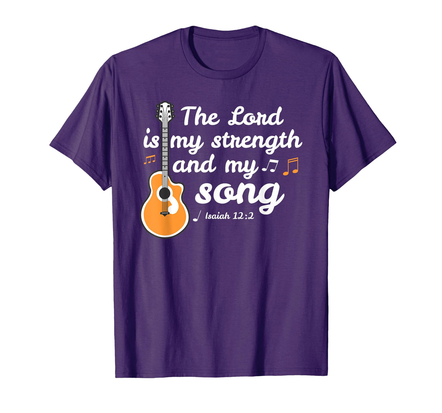 The Lord is My Strength Song - Christian Musician T-Shirt