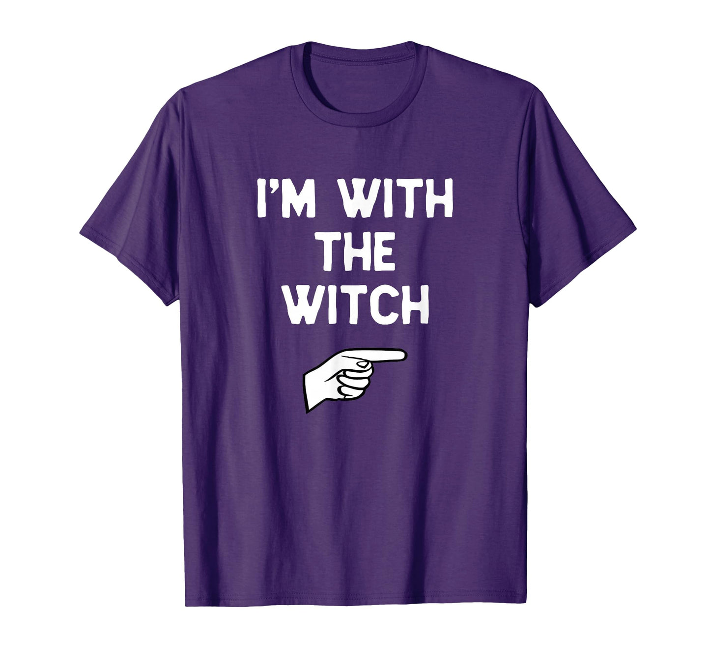 I’m with The Witch Funny Halloween Matching Costume T-Shirt