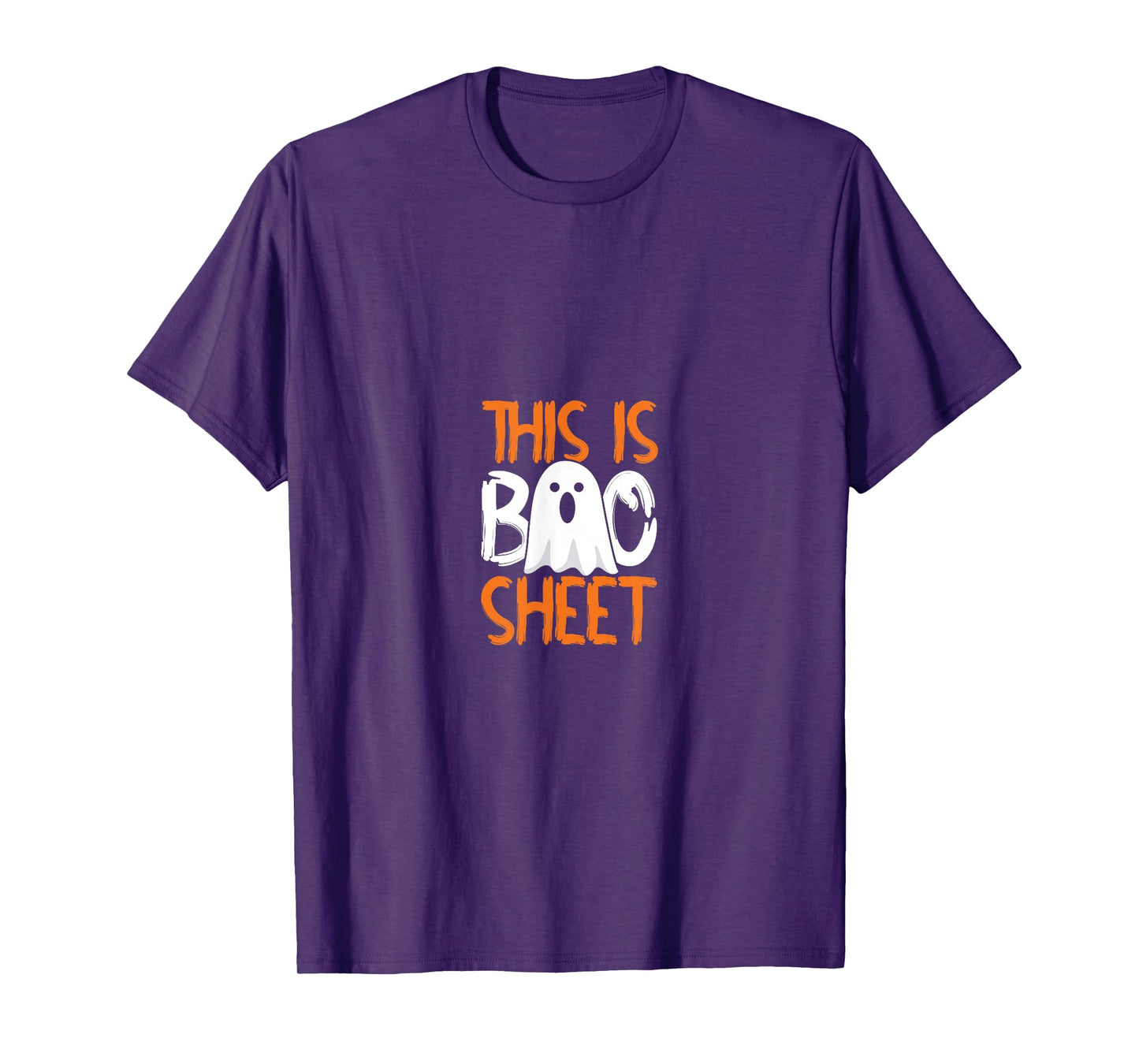 This is Boo Sheet Ghost Retro Halloween Costume Men Women T-Shirt