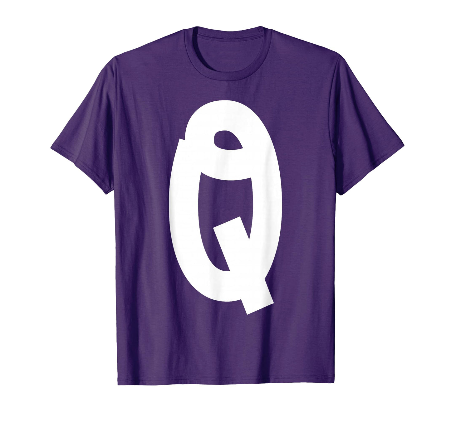 Letter Q Funny Group Matching Christmas Costume 2025 Family T-Shirt