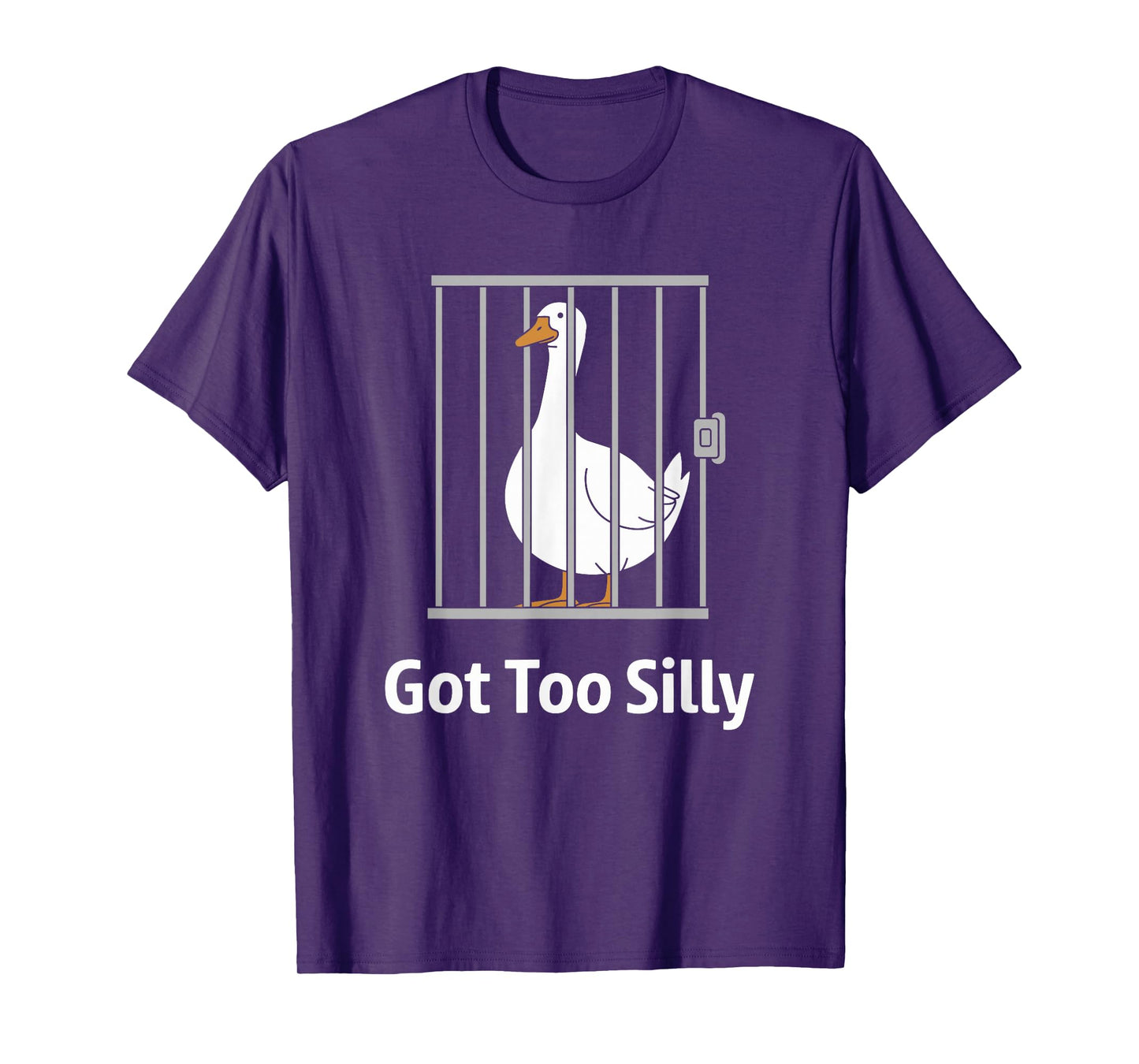 Got Too Silly Funny Goose Pun Humor Shirt for Animal Lovers T-Shirt