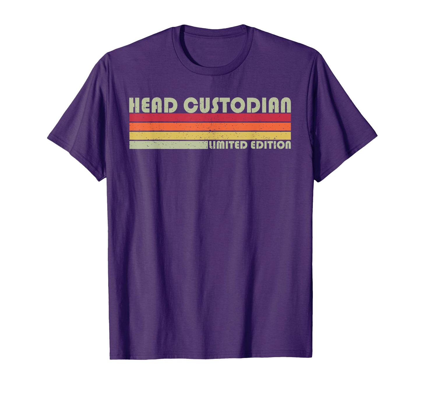 Head Custodian Vintage School Custodian Limited Edition T-Shirt