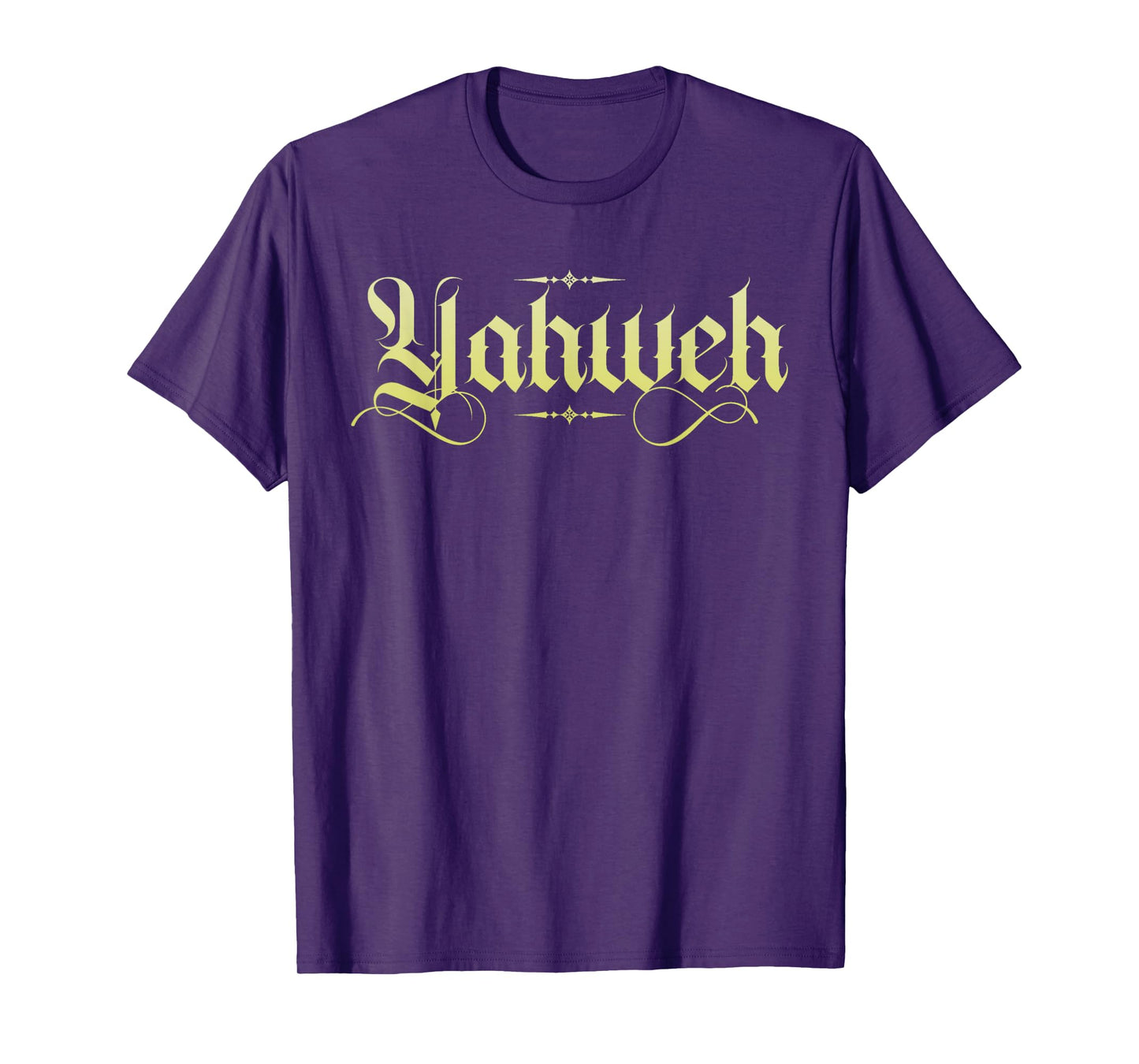 LezBCoffee Yahweh Christian Women's Unisex-Kids Black Cotton Polyester Modern Lace Embellishment Crew Neck Short Sleeve T-Shirt