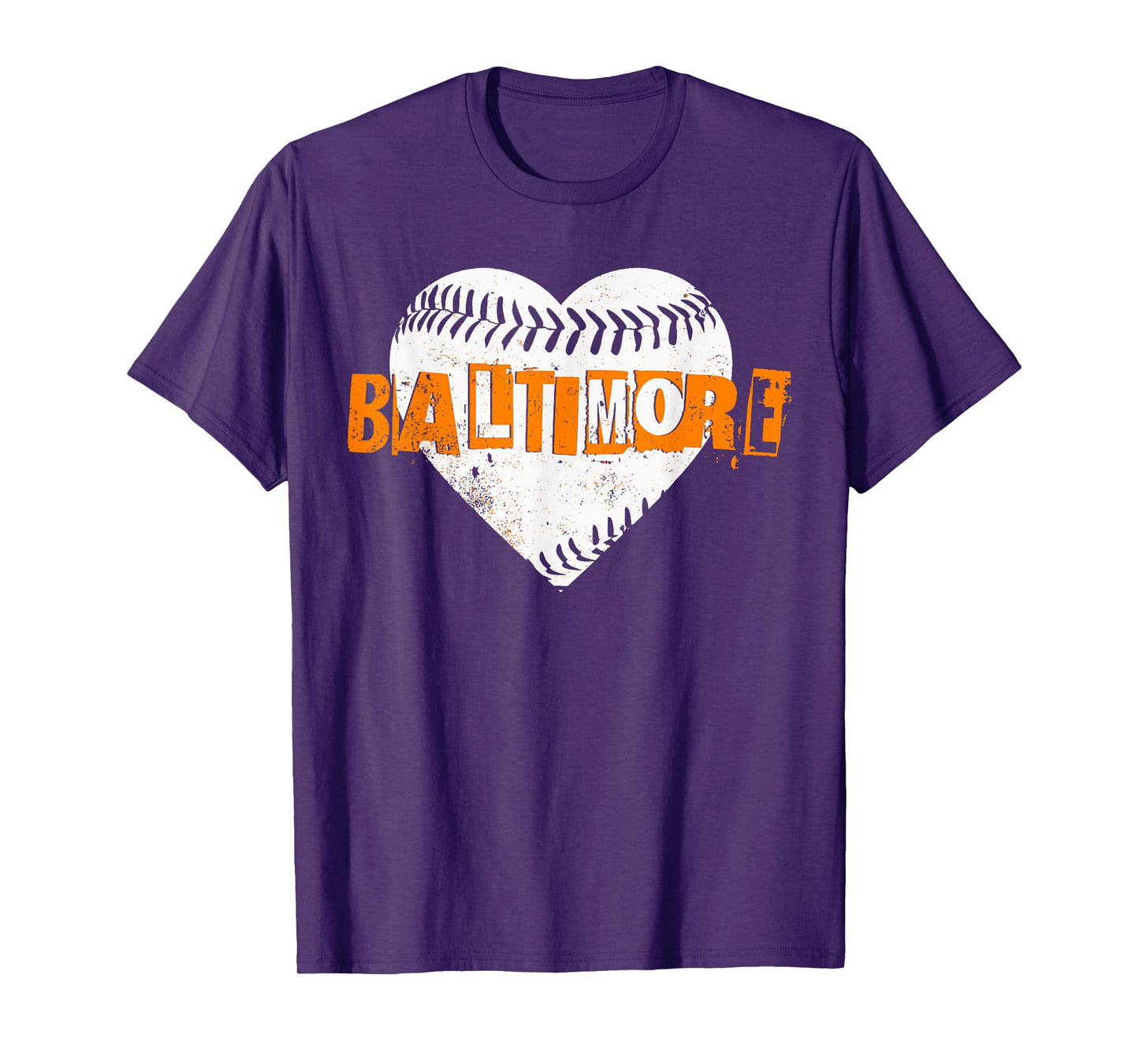 Baltimore Baseball Retro Vintage Design Baseball Lover T-Shirt