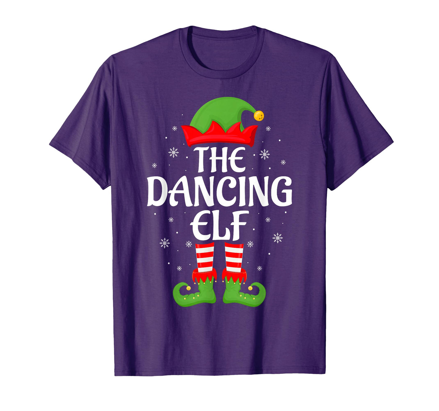 Dancing Elf Xmas Family Matching Elf Squad Christmas T-Shirt