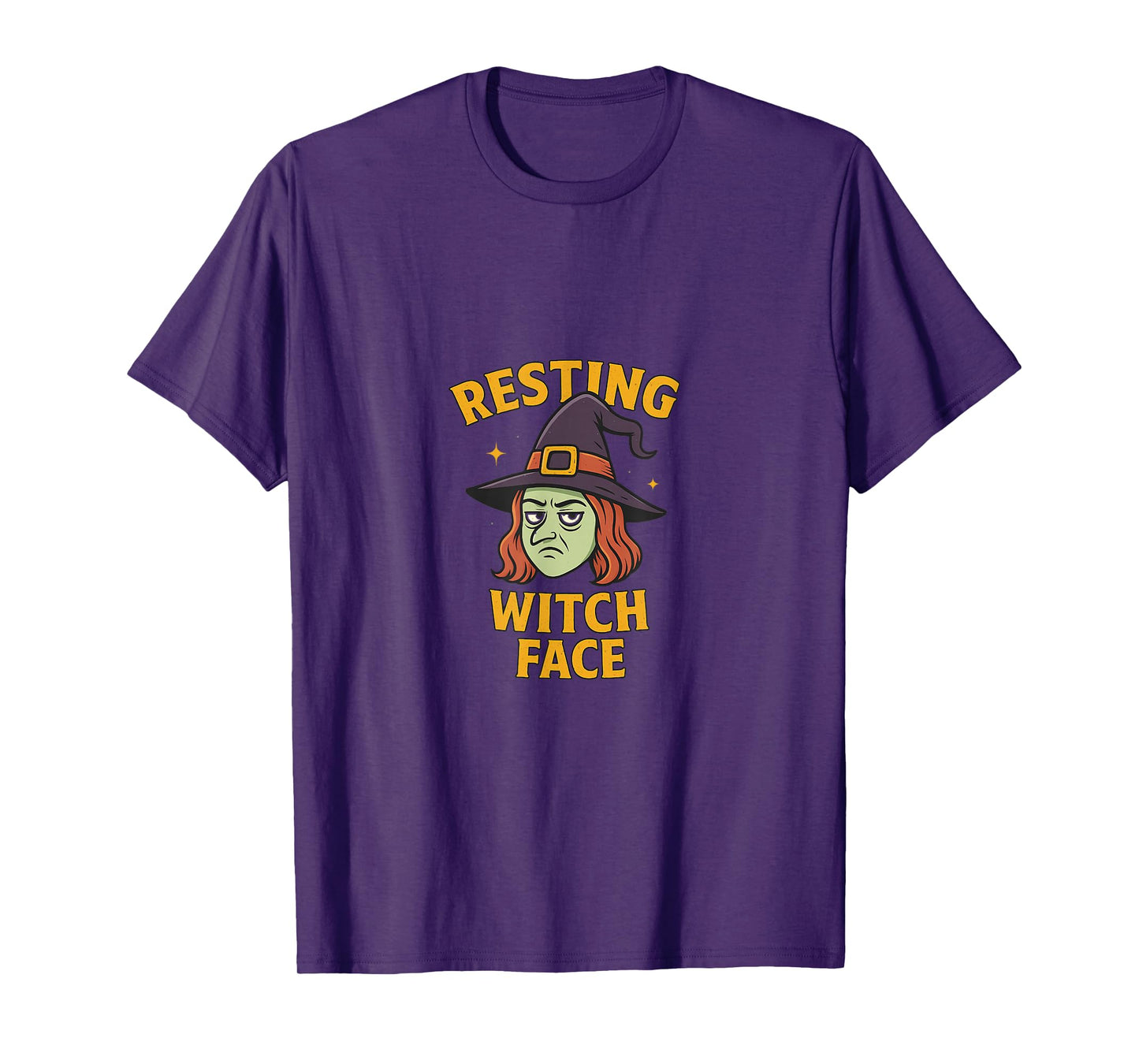 Resting Witch Face | Funny Halloween Costume Graphic T-Shirt