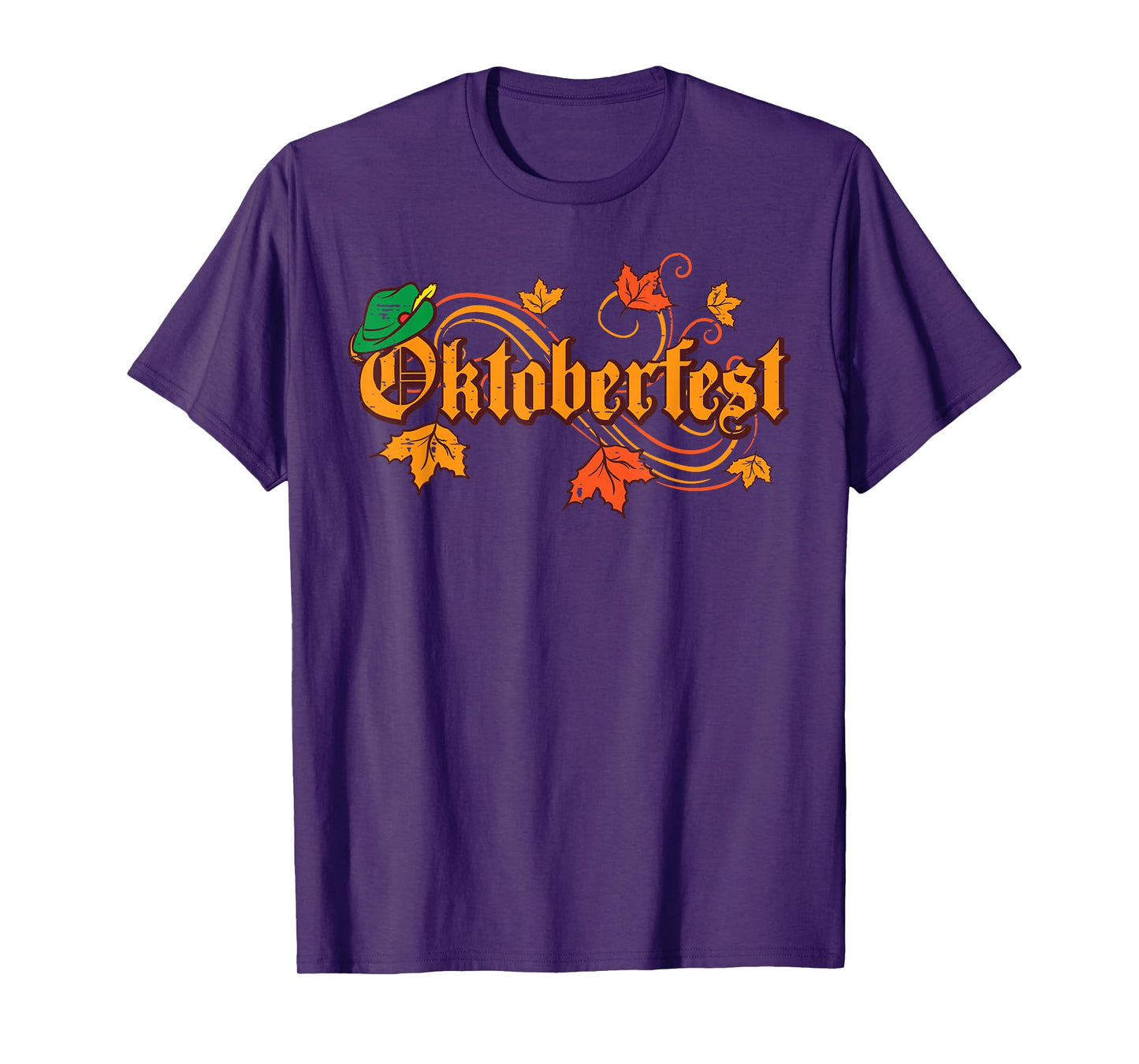 Oktoberfest Maple Leaves Vintage Fall Autumn Men Women Kids T-Shirt