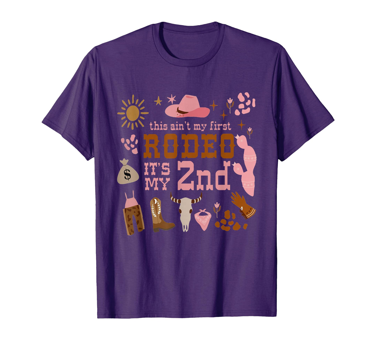 This Ain't My First Rodeo Its My 2nd Girl Birthday Outfit T-Shirt