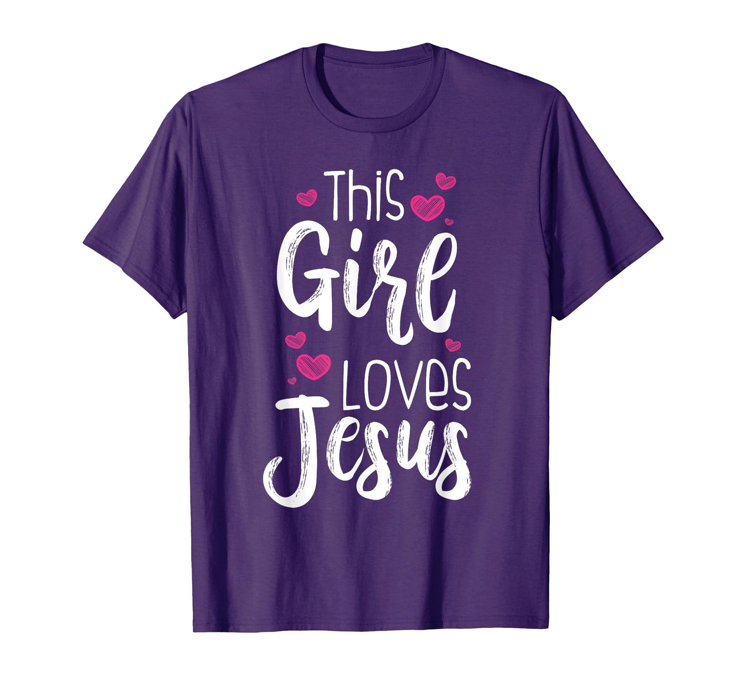 This Girl Loves Jesus Gift For Christian Teen Kid Cool Women T-Shirt