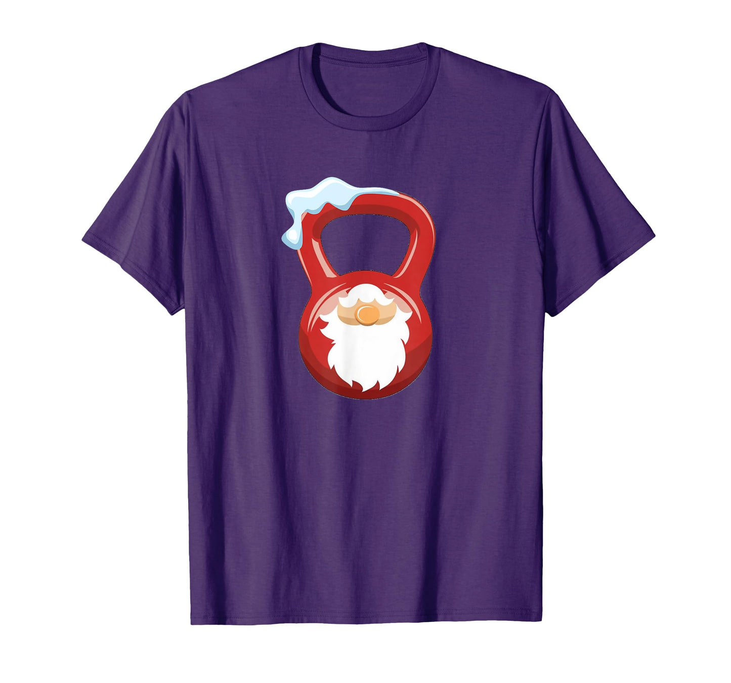 Christmas Gym Workout Gnome Kettlebell Xmas For Gym Lover T-Shirt