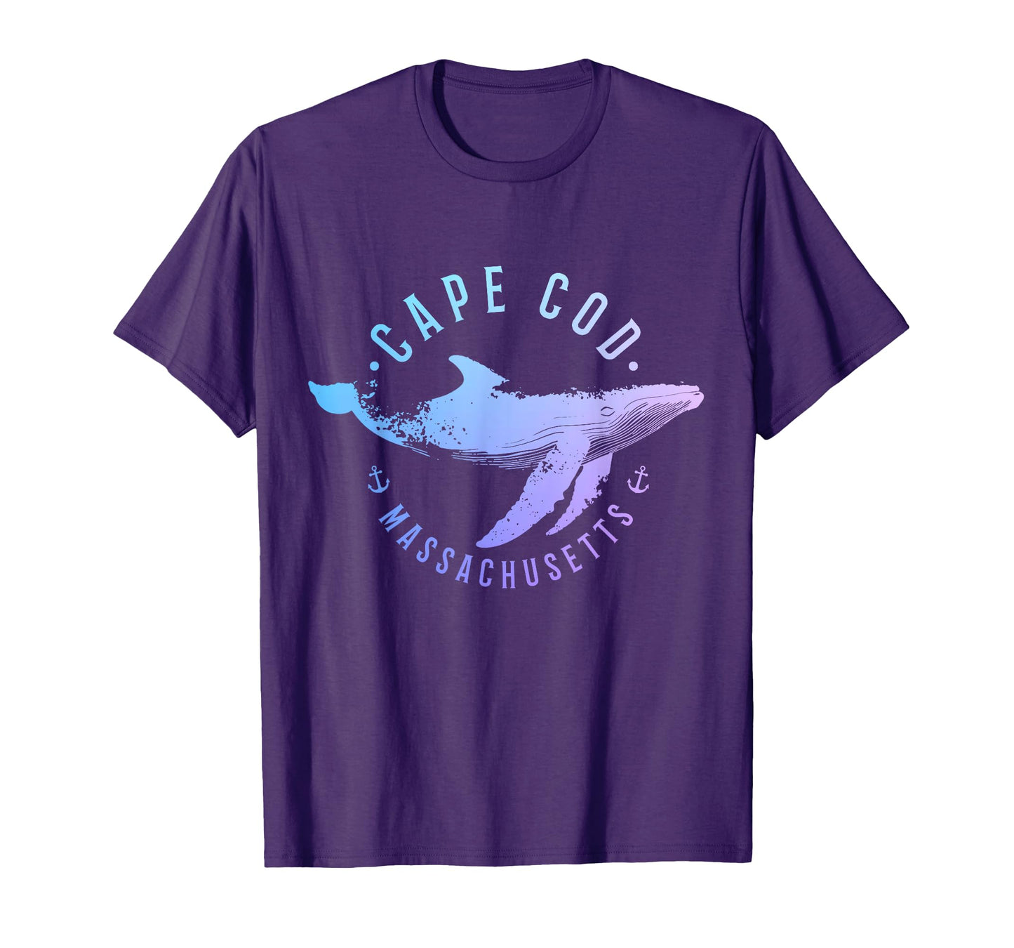 Cape Cod Massachusetts Souvenir Whale Ocean Nautical T-Shirt