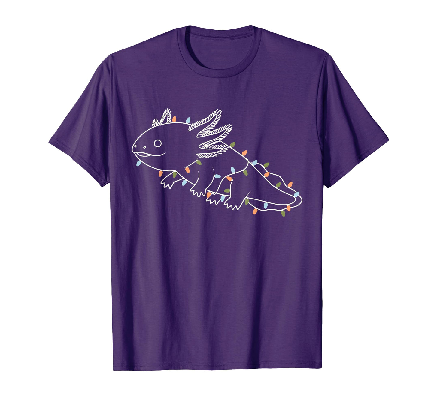 Axolotl Tree Merry Christmas Funny Ugly Christmas T-Shirt