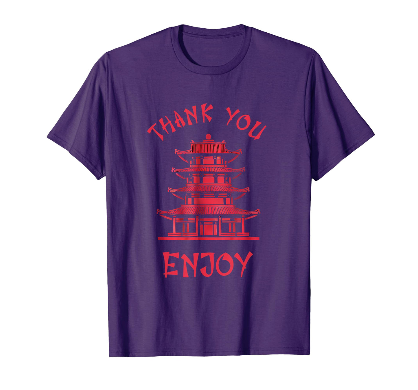 Chinese Takeout Box Costume Thank You Enjoy Asian Vintage T-Shirt