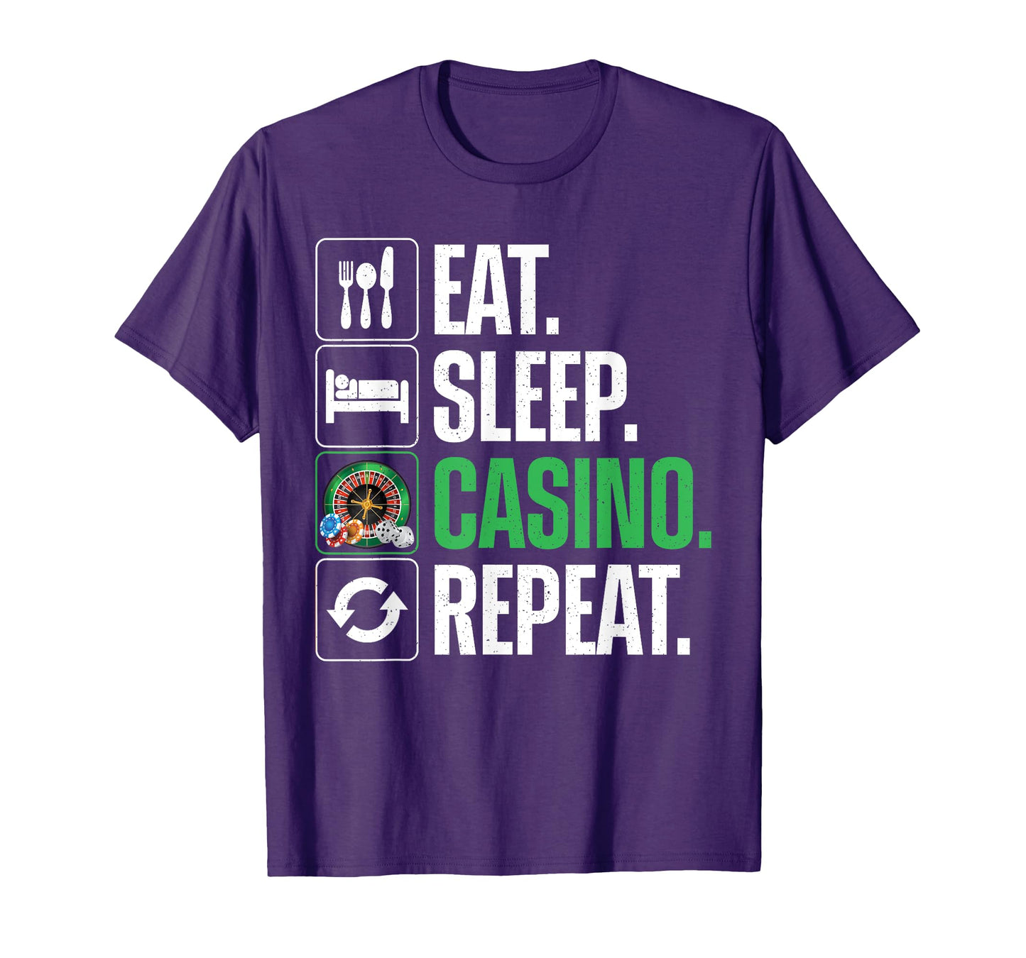 Funny Casino Design For Men Women Gambling Casino Gambler T-Shirt