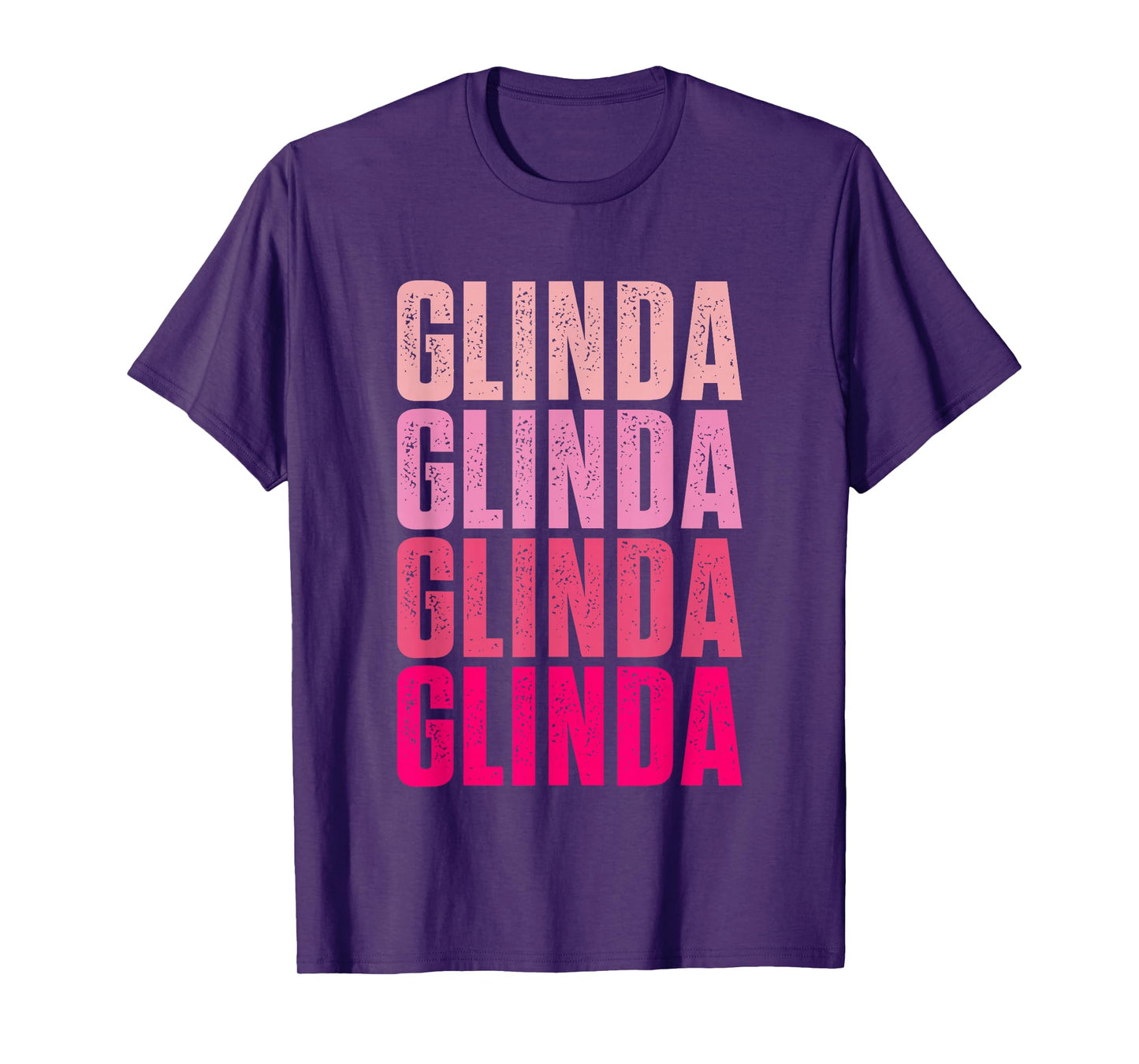 Glinda First Name Apparel Retro Glinda First Name Vintage T-Shirt - Unisex-Adults, Black, Small, Short Sleeve, T-Shirt