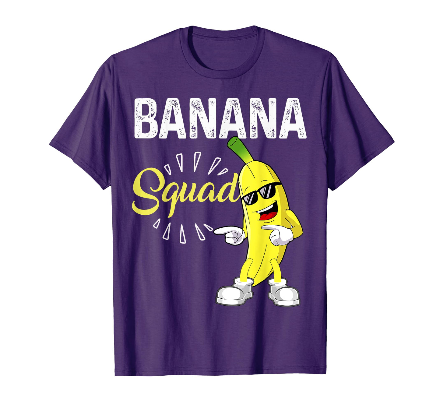 Funny Banana Squad Halloween Costume Banana Sunglusses Team T-Shirt