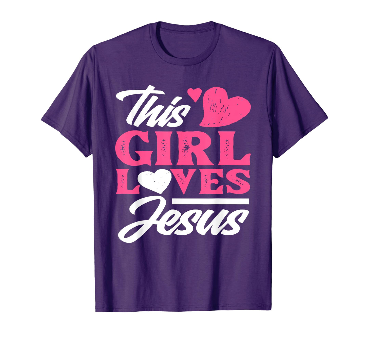 This Girl Loves Jesus - Cute Christian Girl Gift T-Shirt