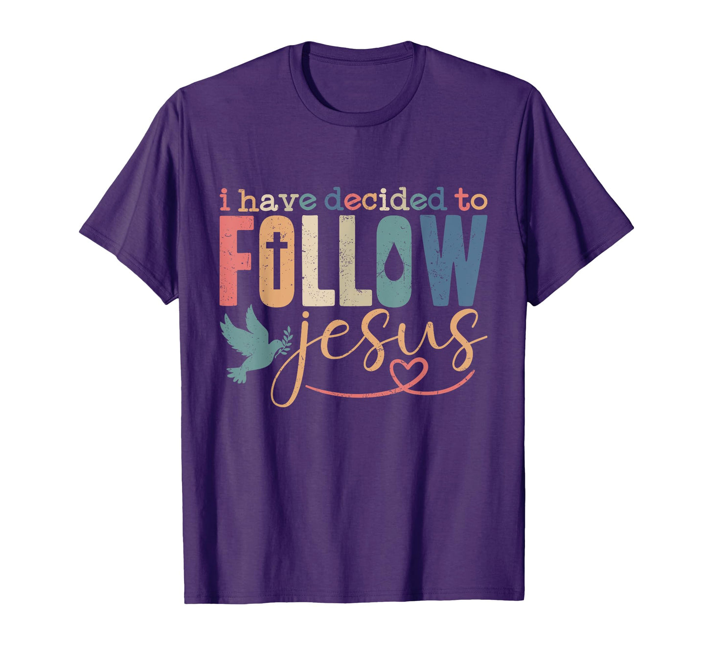I Have Decided To Follow Jesus Christian Baptism Baptized T-Shirt