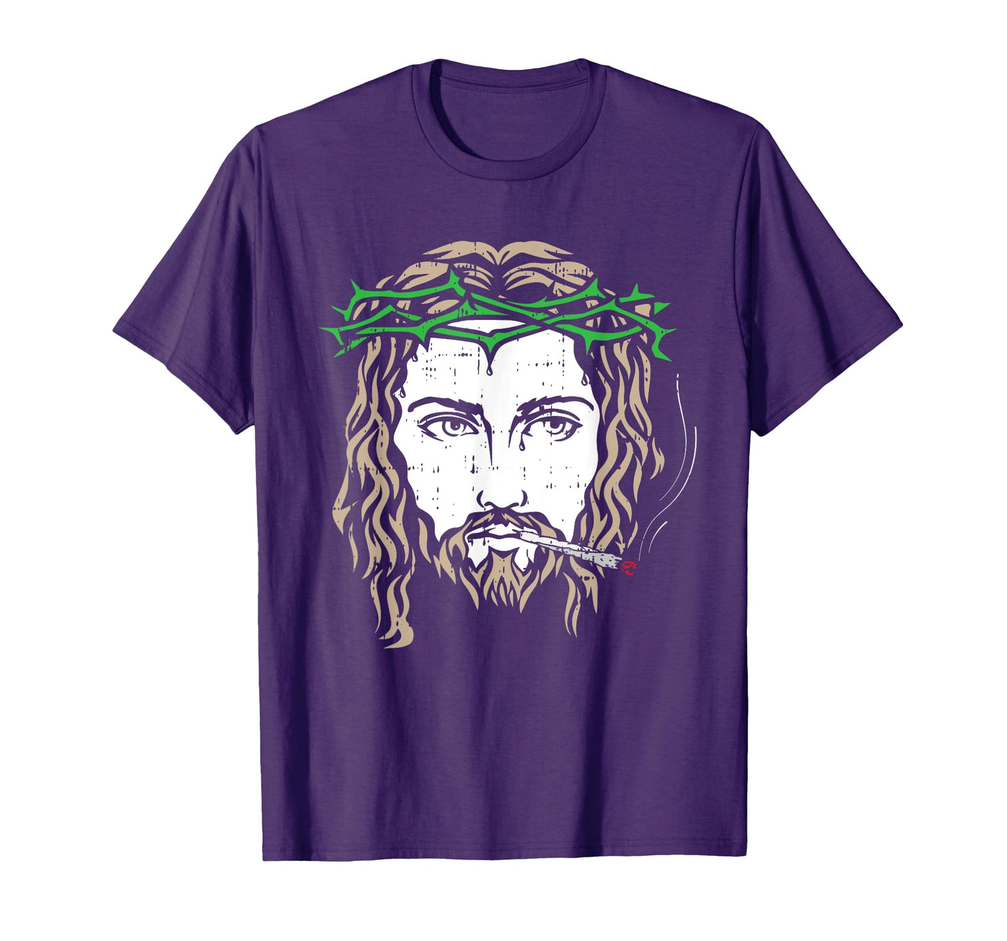 Jesus Smoking Joint Weed Blunt Christian Cool Stoner Gifts T-Shirt