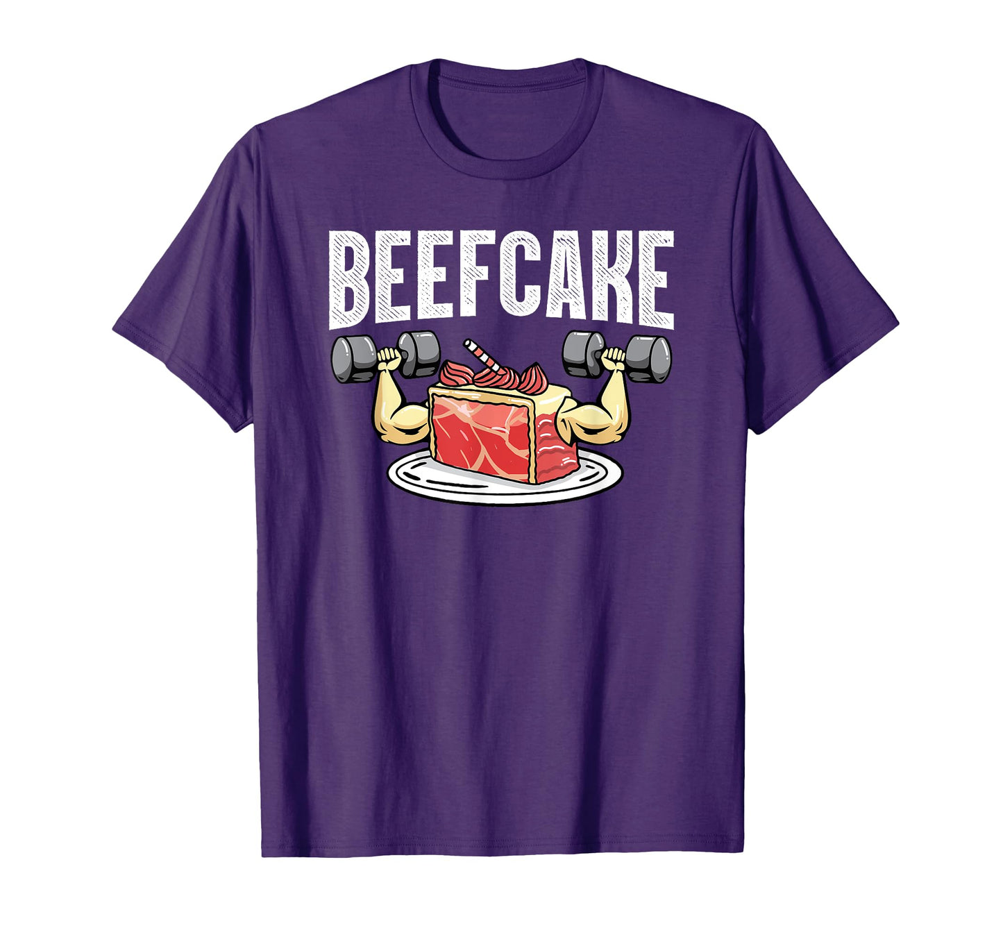 Funny Beefcake T-Shirt Gym Workout Apparel T-Shirt