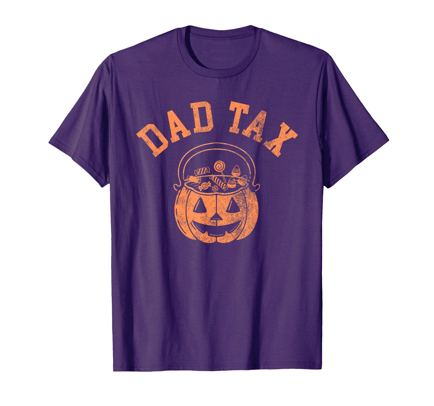 Dad Tax Halloween Trick Or Treat Candy Pumkin Dad Joke T-Shirt