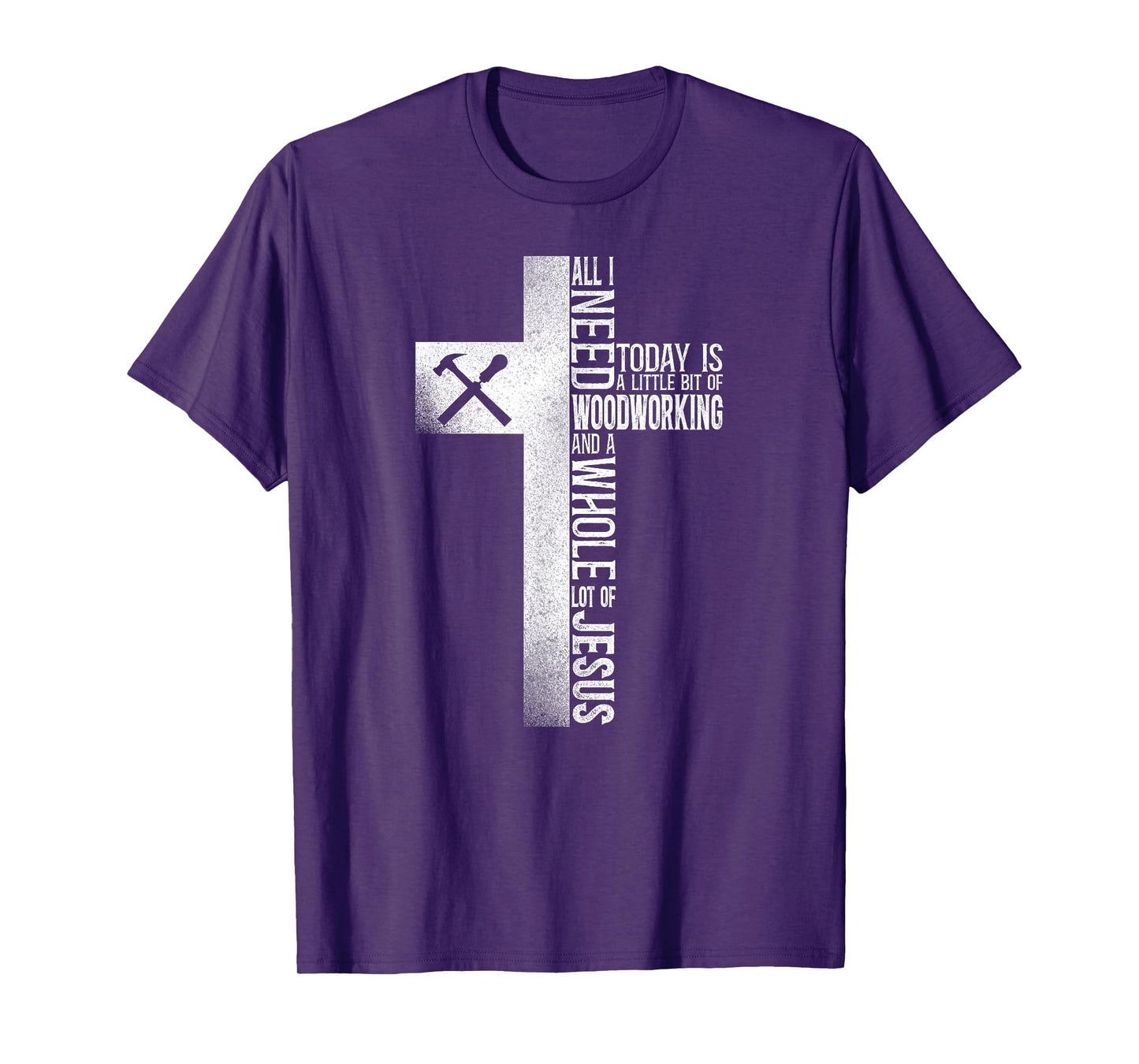 Woodworker Carpenter Tools Vintage Faith Jesus T-Shirt