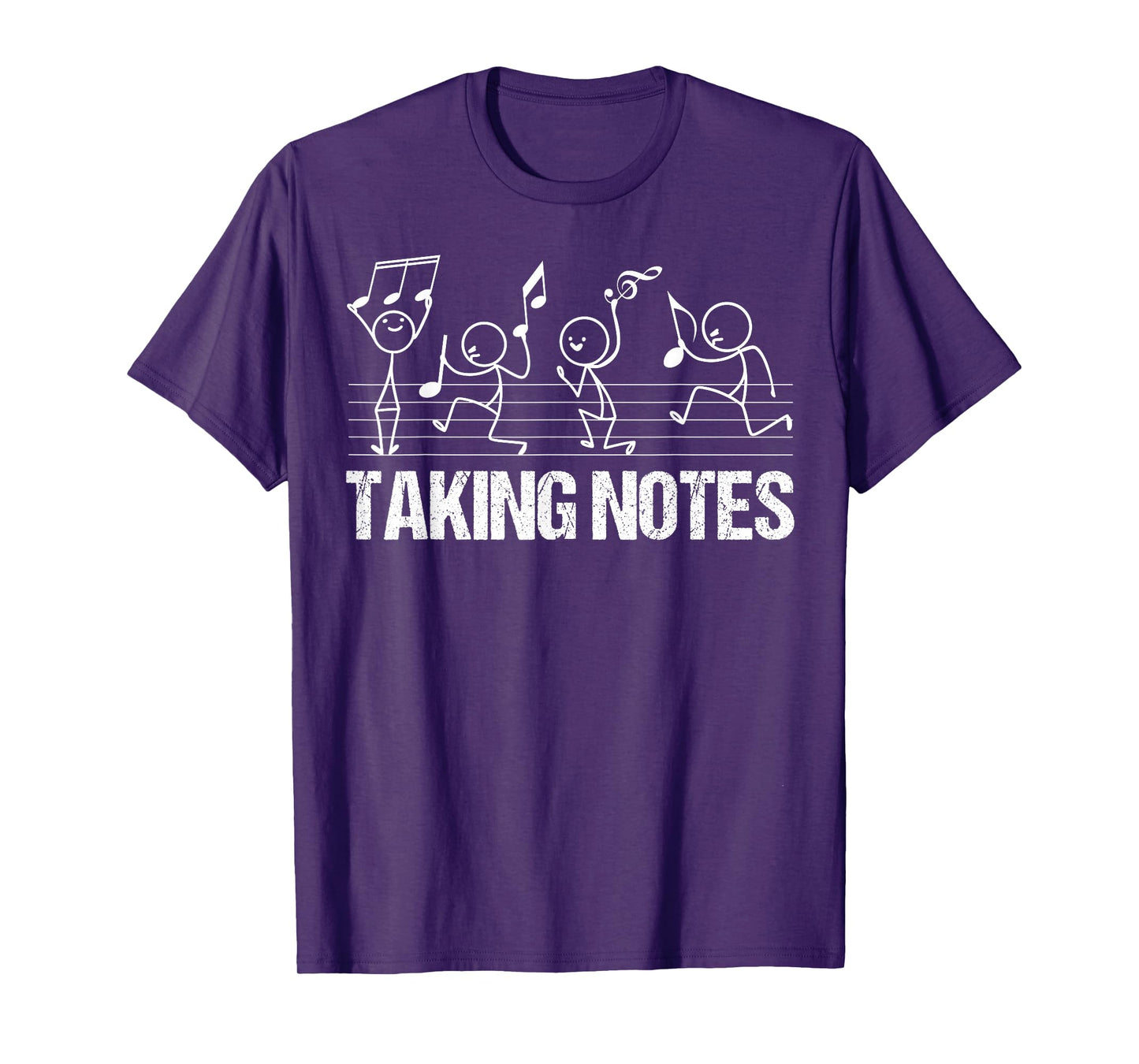 retro Vintage Musical Taking Notes Teachers Funny Music Love T-Shirt