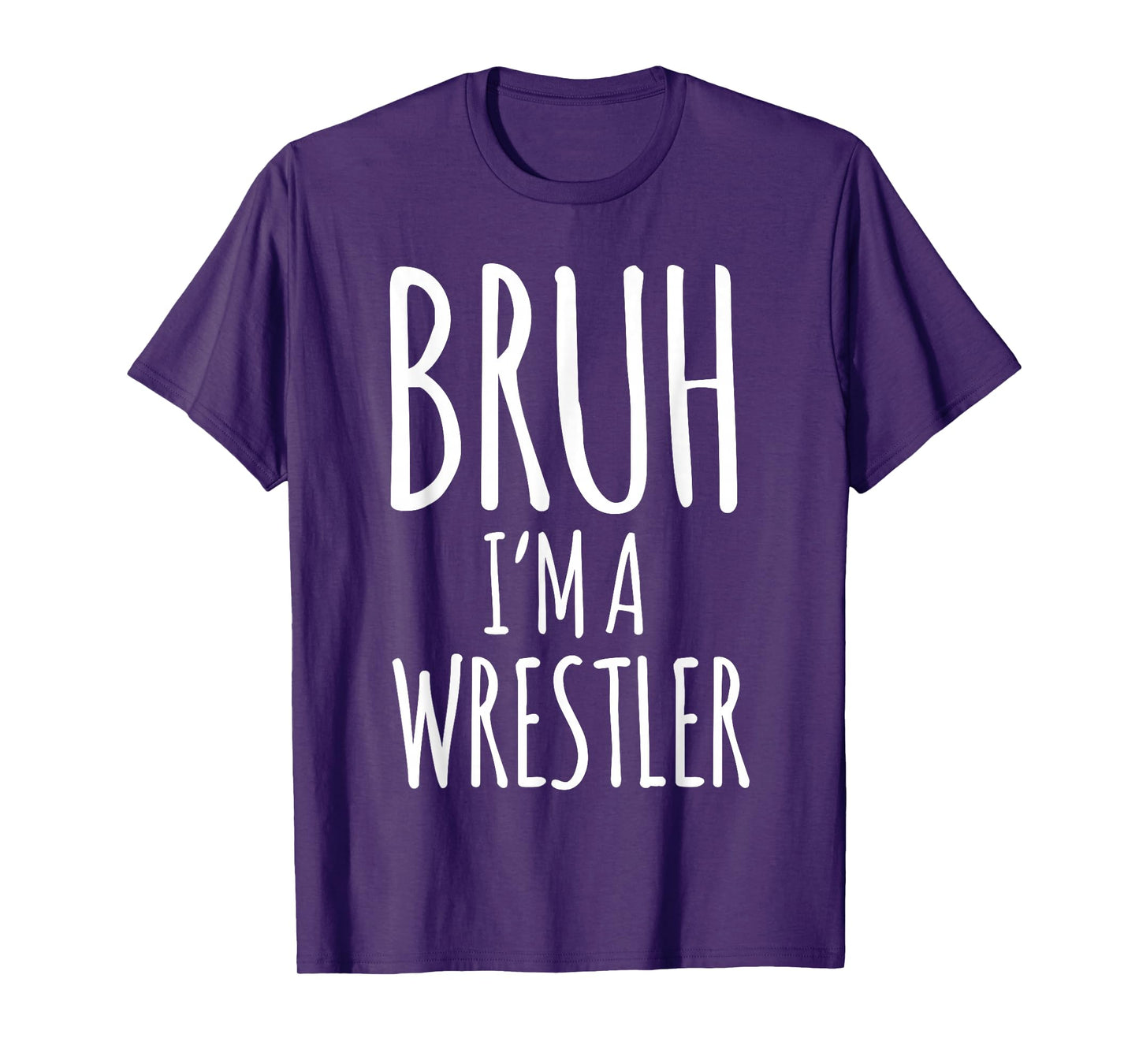 Bruh Wrestler Halloween Costume Pretend I'm a Wrestler T-Shirt