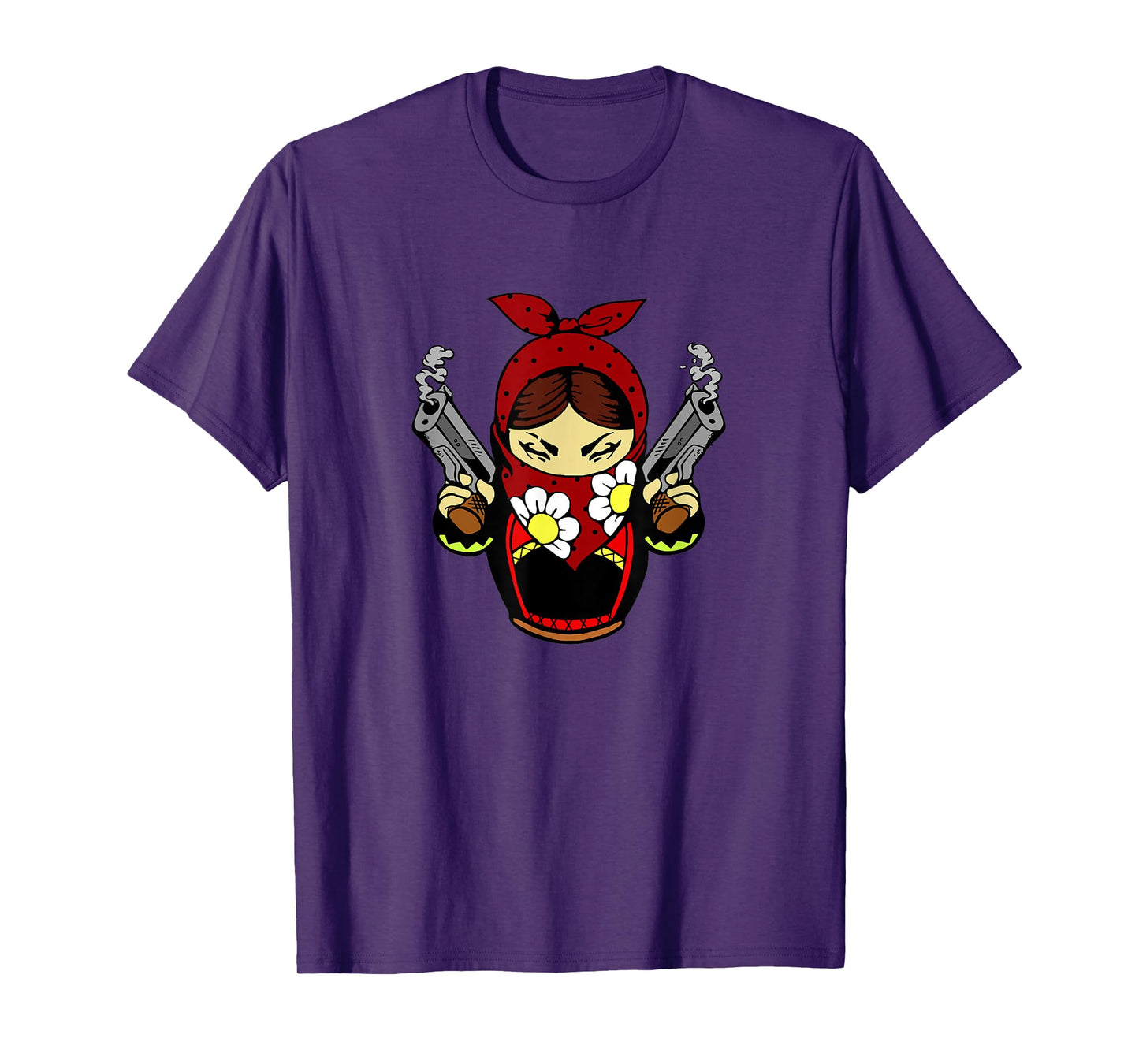 Pistols Matryoshka Matroshka Russian Doll Russia Street T-Shirt