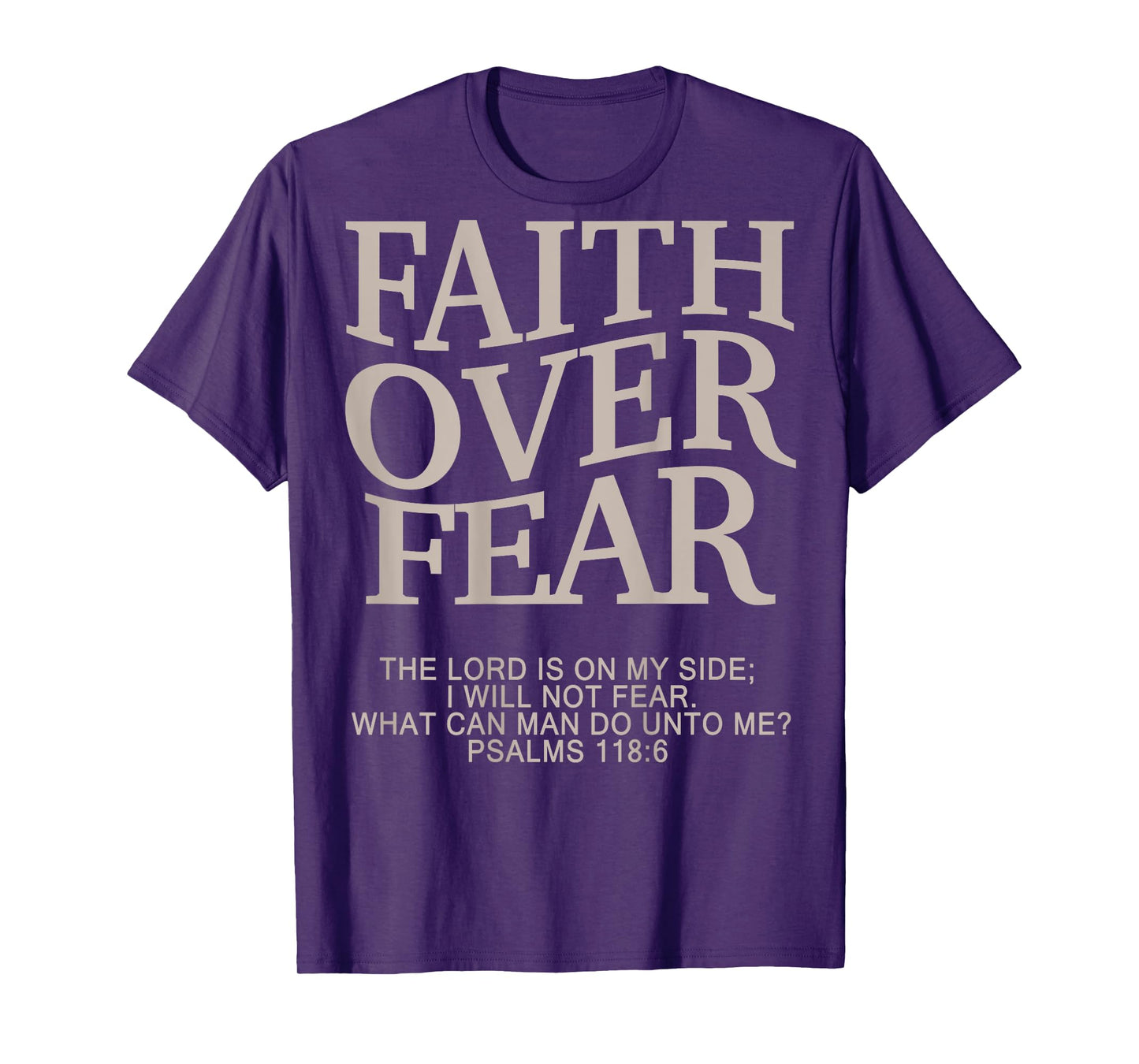 Faith Over Fear Christian T-Shirt