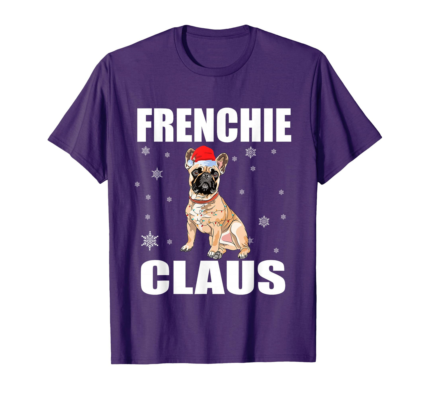 Frenchie Claus - French Bulldog Santa Puppy Christmas Xmas T-Shirt