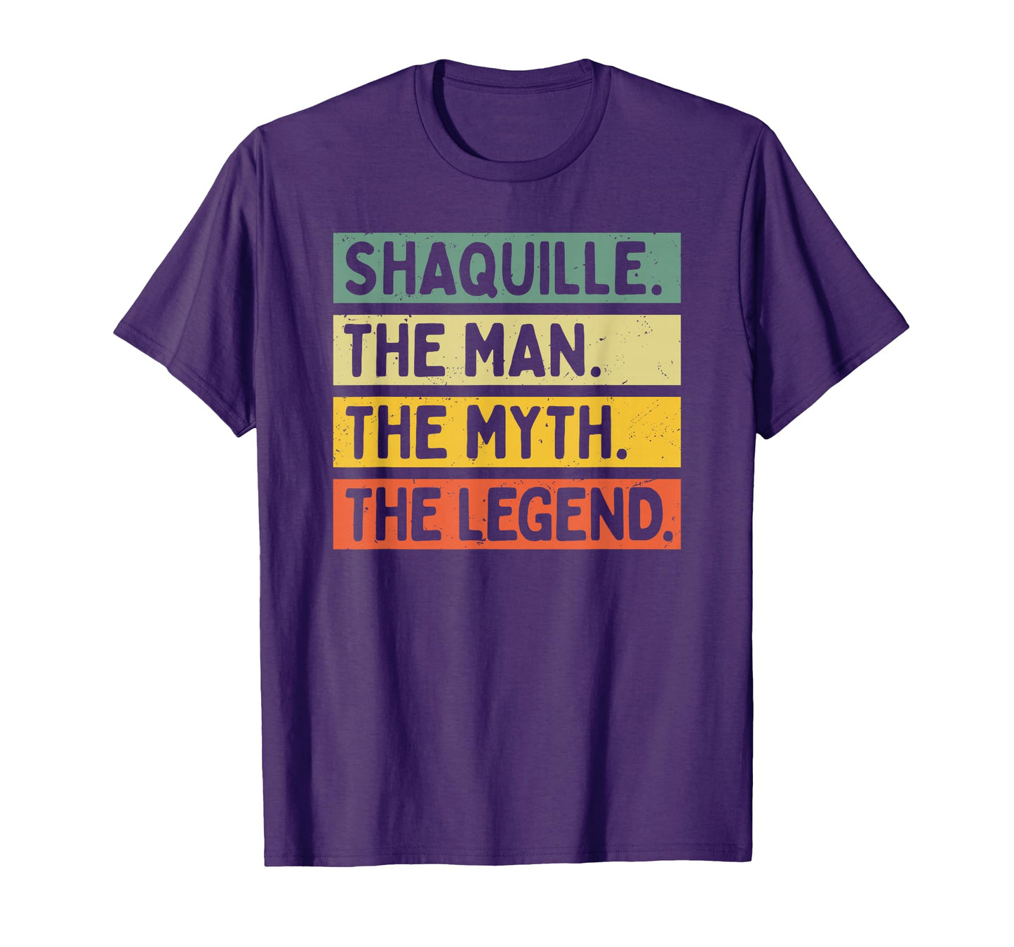 Shaquille The Man The Myth The Legend Funny Personalized T-Shirt